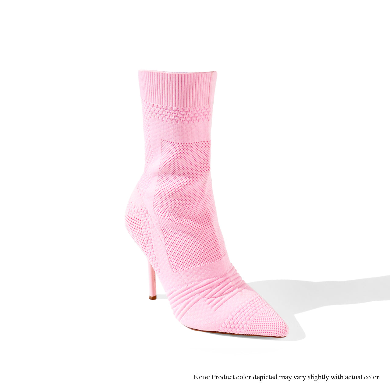 BEXIE-20 PATTERNED KNITTED BOOTIE - BABY PINK