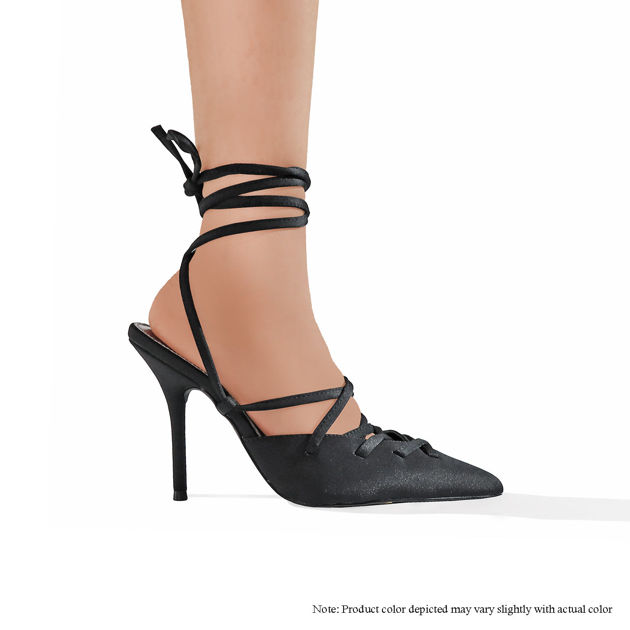 BEXIE-23 POINTED TOE PUMPS - BLACK