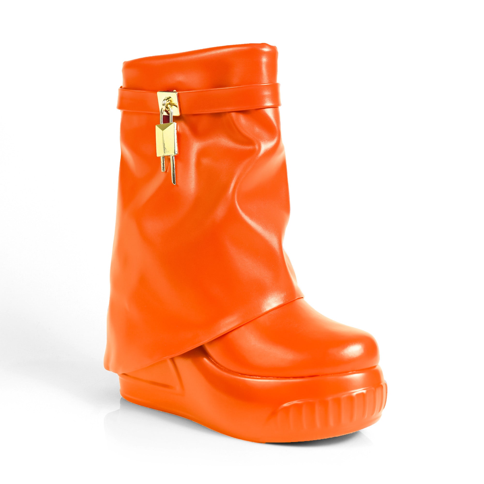 BROOK-1 GIVENCHY DRAPEY BOOTI SNEAKERS ORANGE