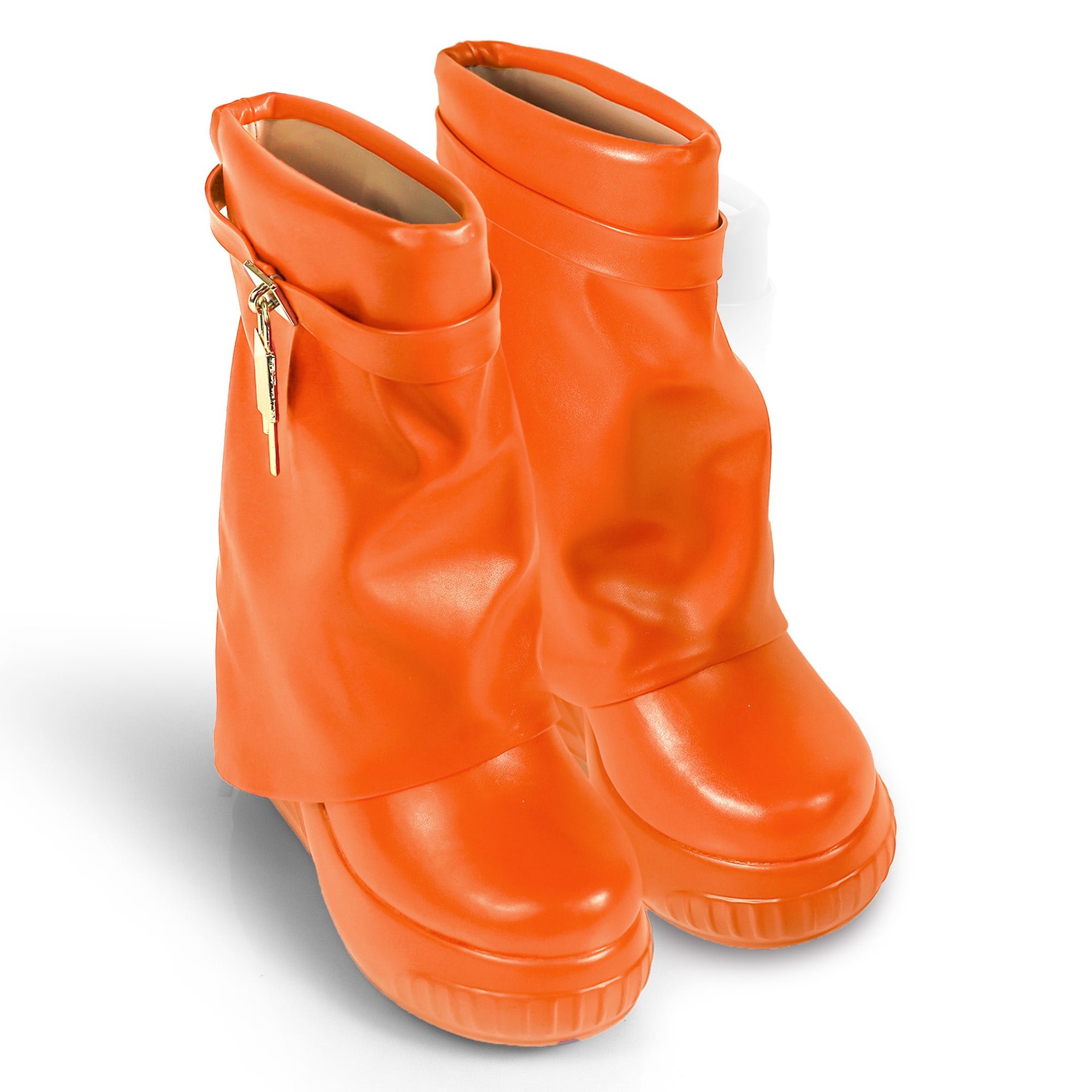 BROOK-1 GIVENCHY DRAPEY BOOTI SNEAKERS ORANGE