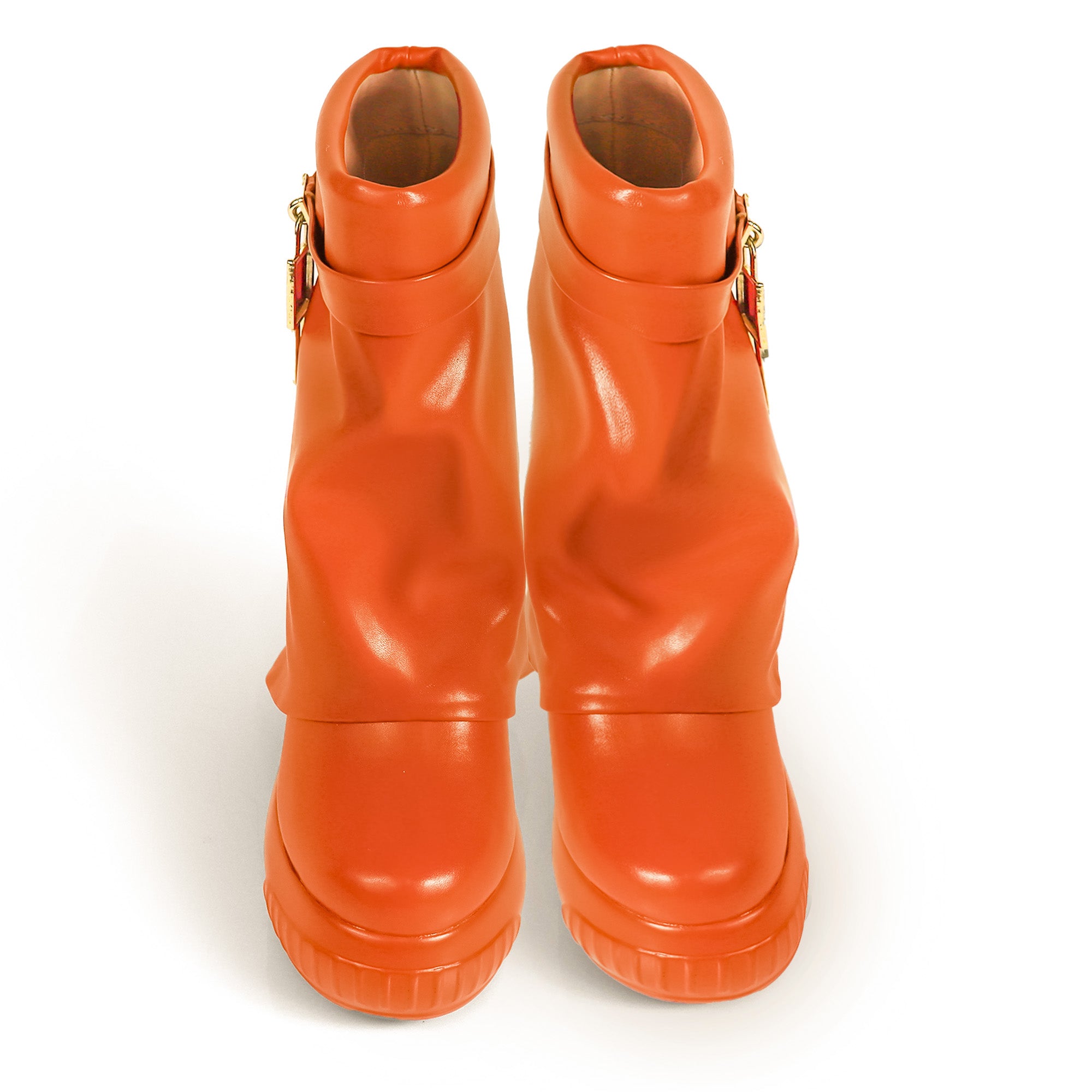 BROOK-1 GIVENCHY DRAPEY BOOTI SNEAKERS ORANGE