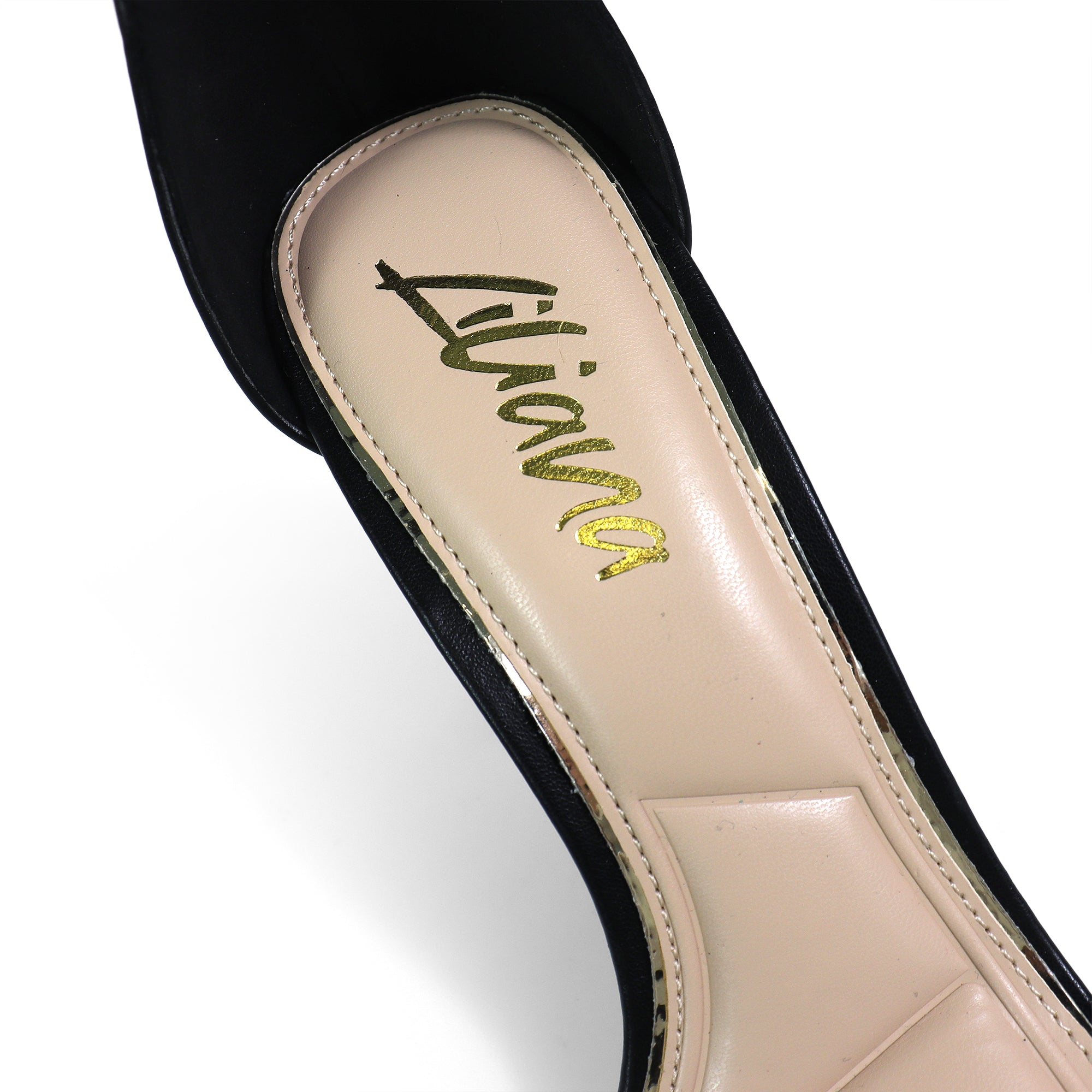 DANDELINE-1 PANTANT ANKLE STRAP W/ HEEL CHUNKY HEEL BLACK