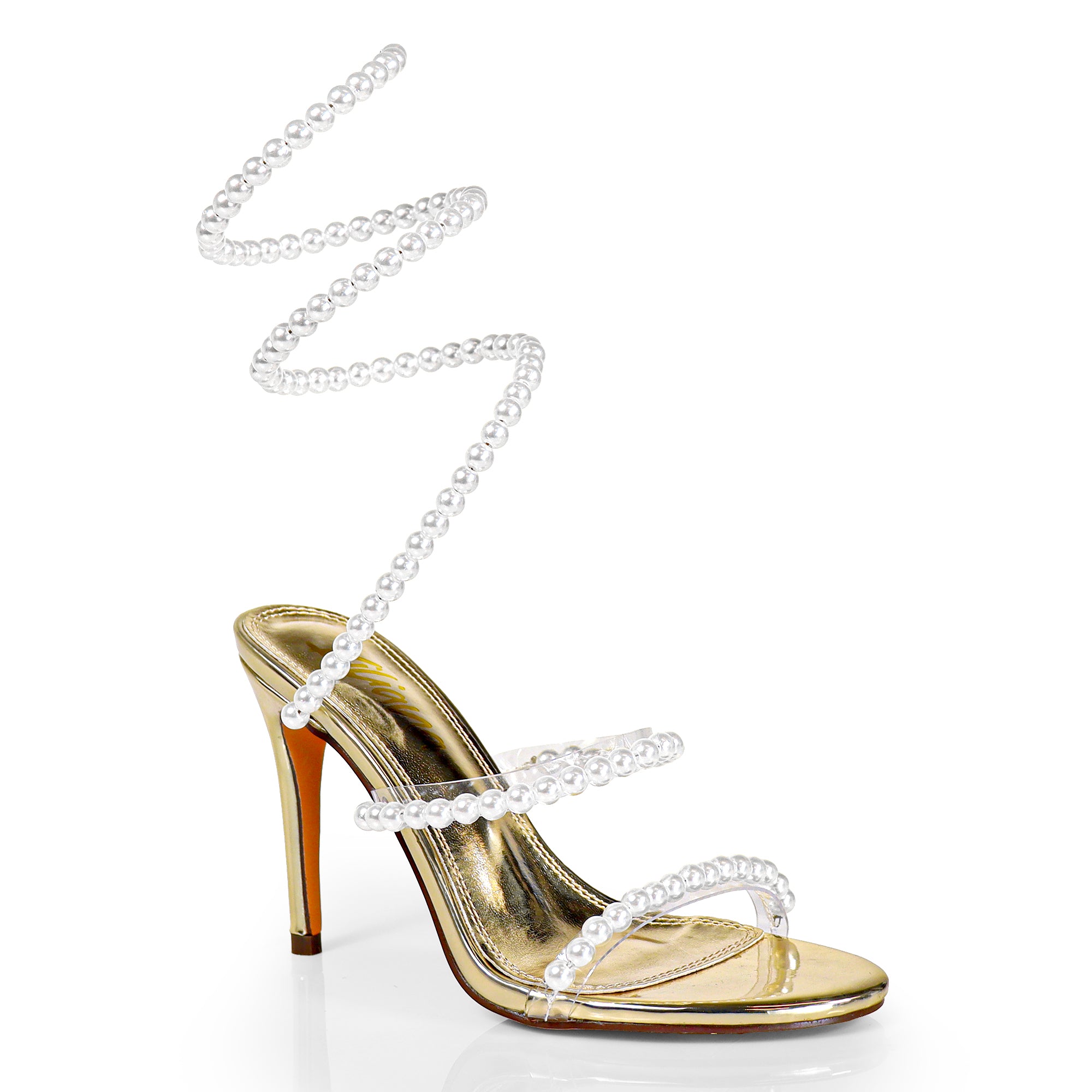 EBBIS-2 PEARL SPIRAL W/ HEEL GOLD