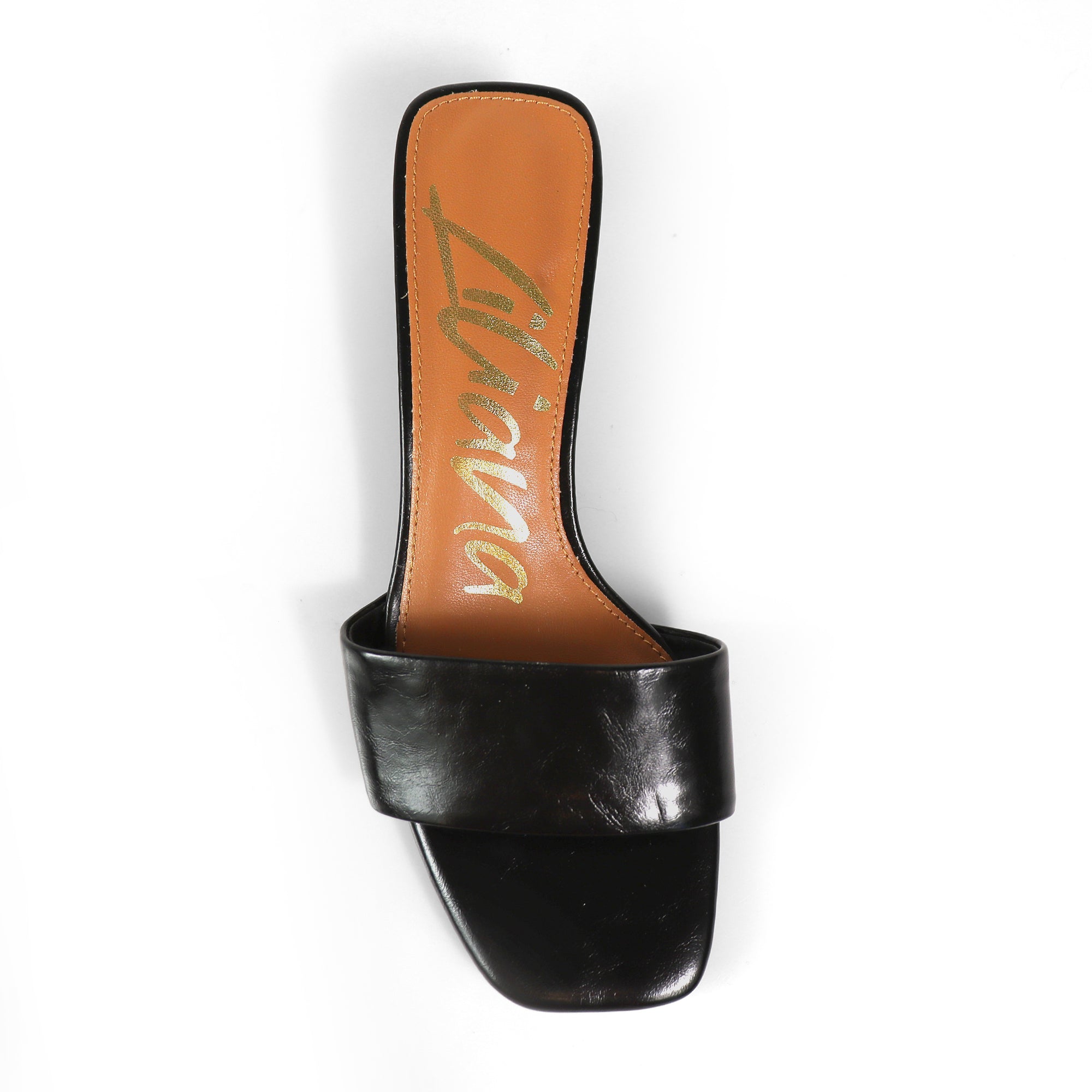 ELAINNY-1 TRANSPARENT CLEAR UPPER MULE W/ KITTEN HEEL BLACK