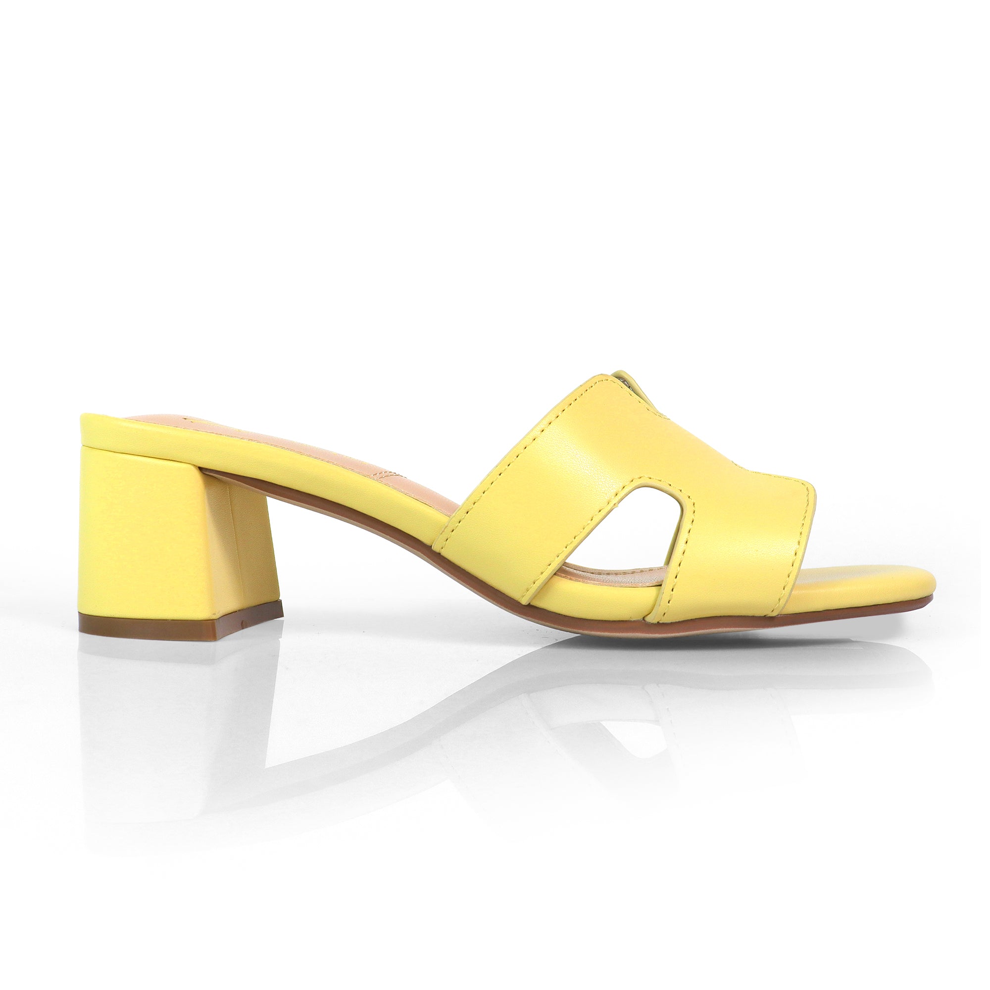 ELENA-1 ALMOND OPEN TOE MID HIGH HEEL BUTTER