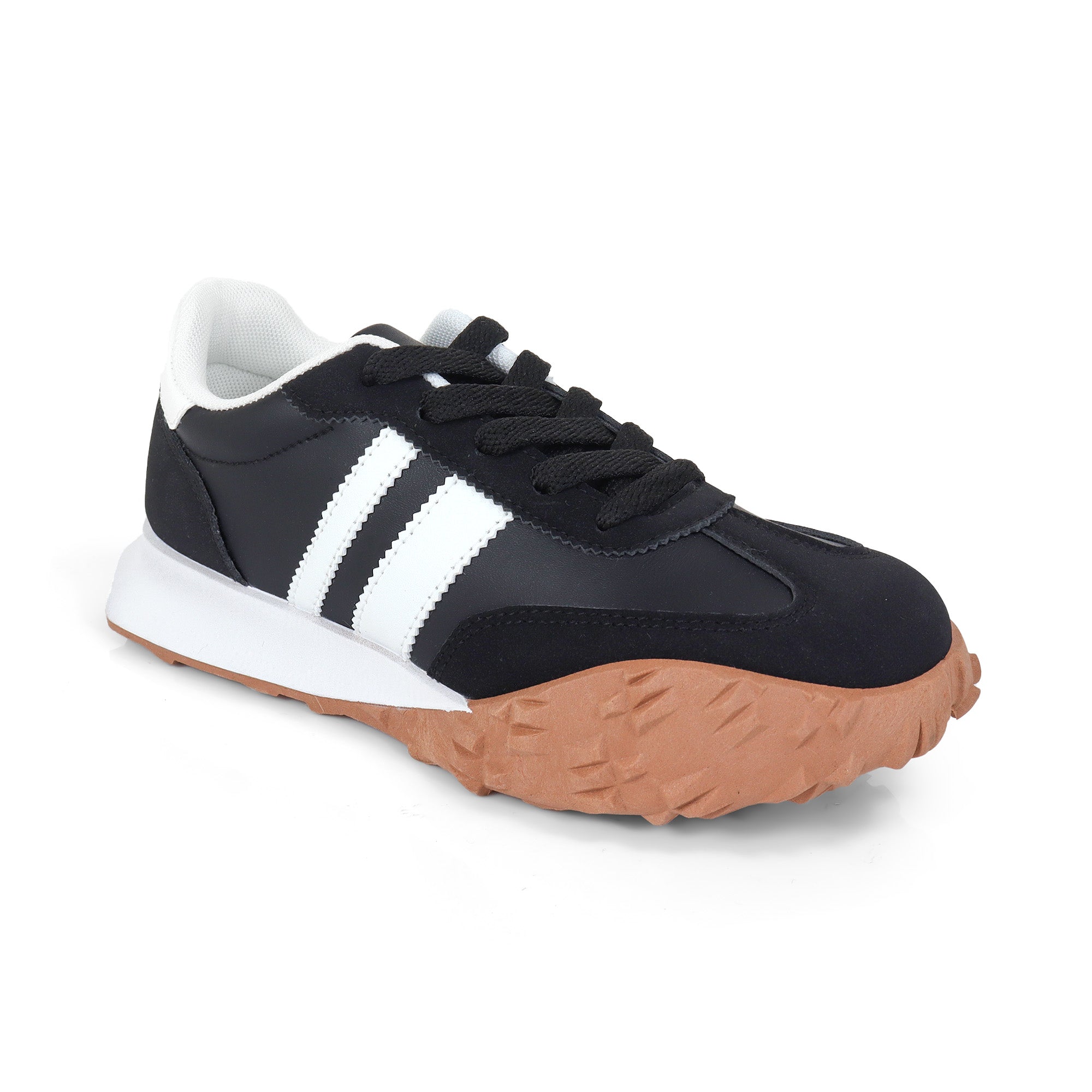 ENDIVE-3 RETRO TRAINERS SNEAKERS BLACK