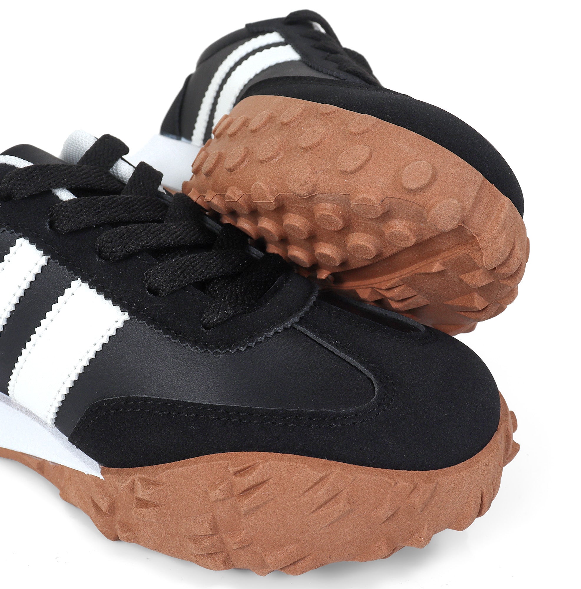ENDIVE-3 RETRO TRAINERS SNEAKERS BLACK