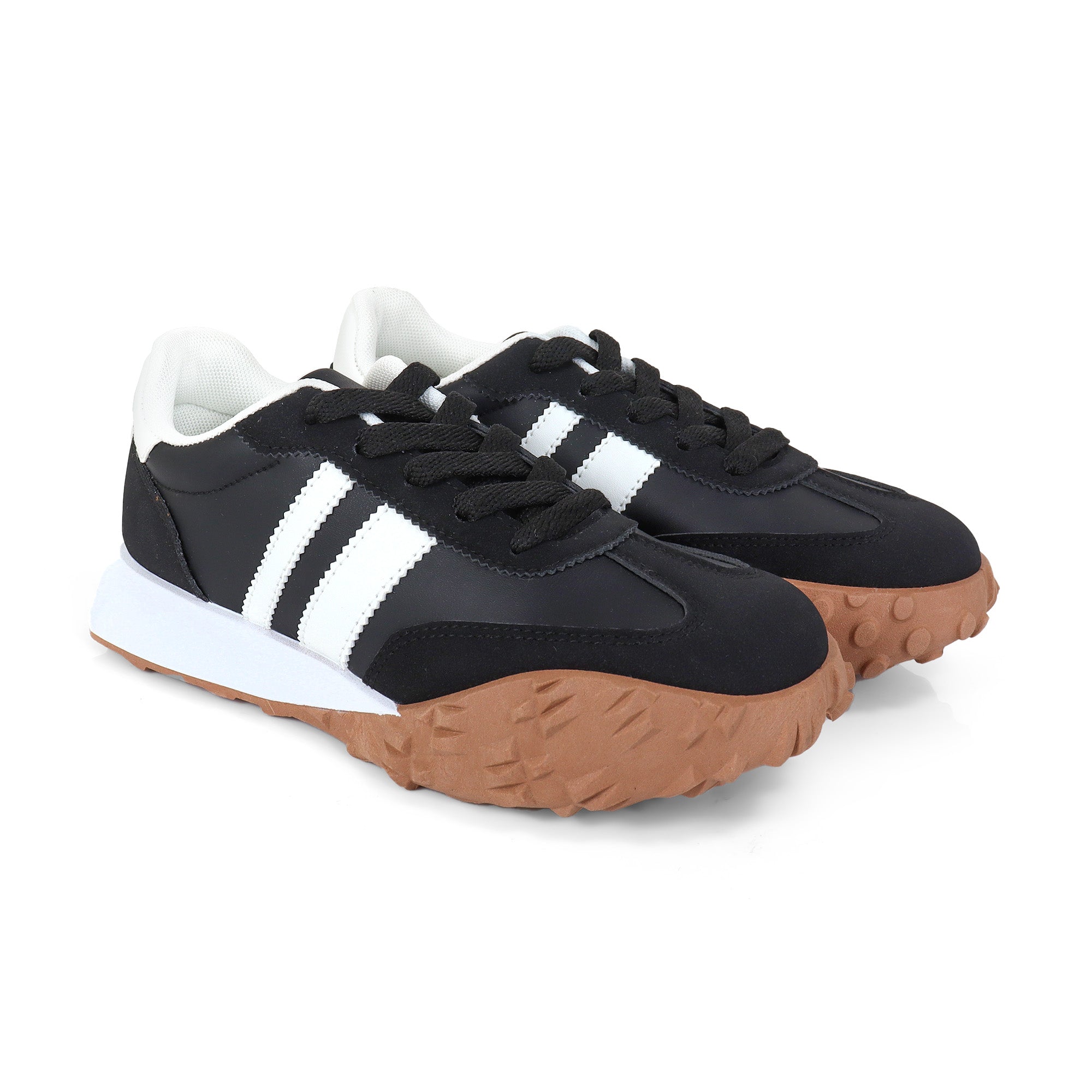ENDIVE-3 RETRO TRAINERS SNEAKERS BLACK