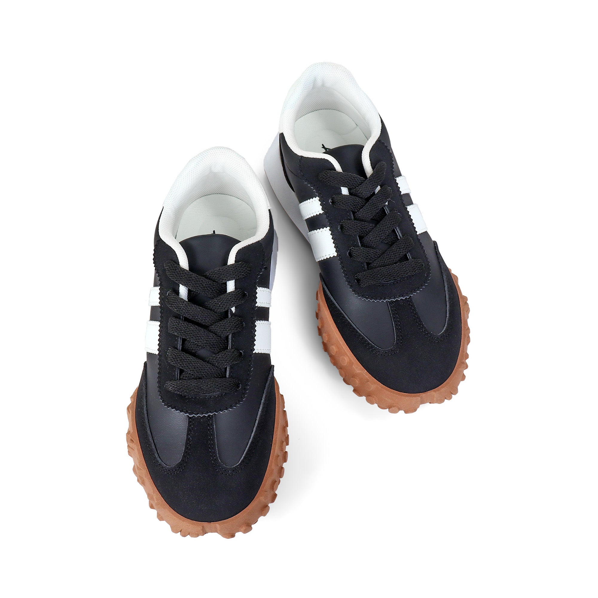 ENDIVE-3 RETRO TRAINERS SNEAKERS BLACK