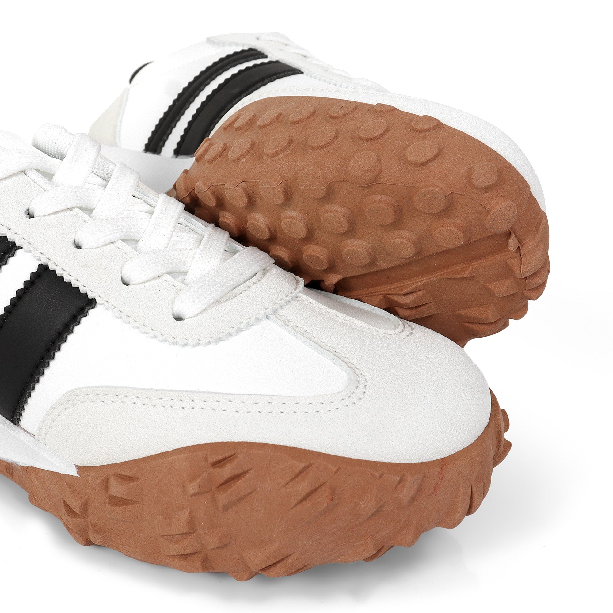 ENDIVE-3 RETRO TRAINERS SNEAKERS WHITE