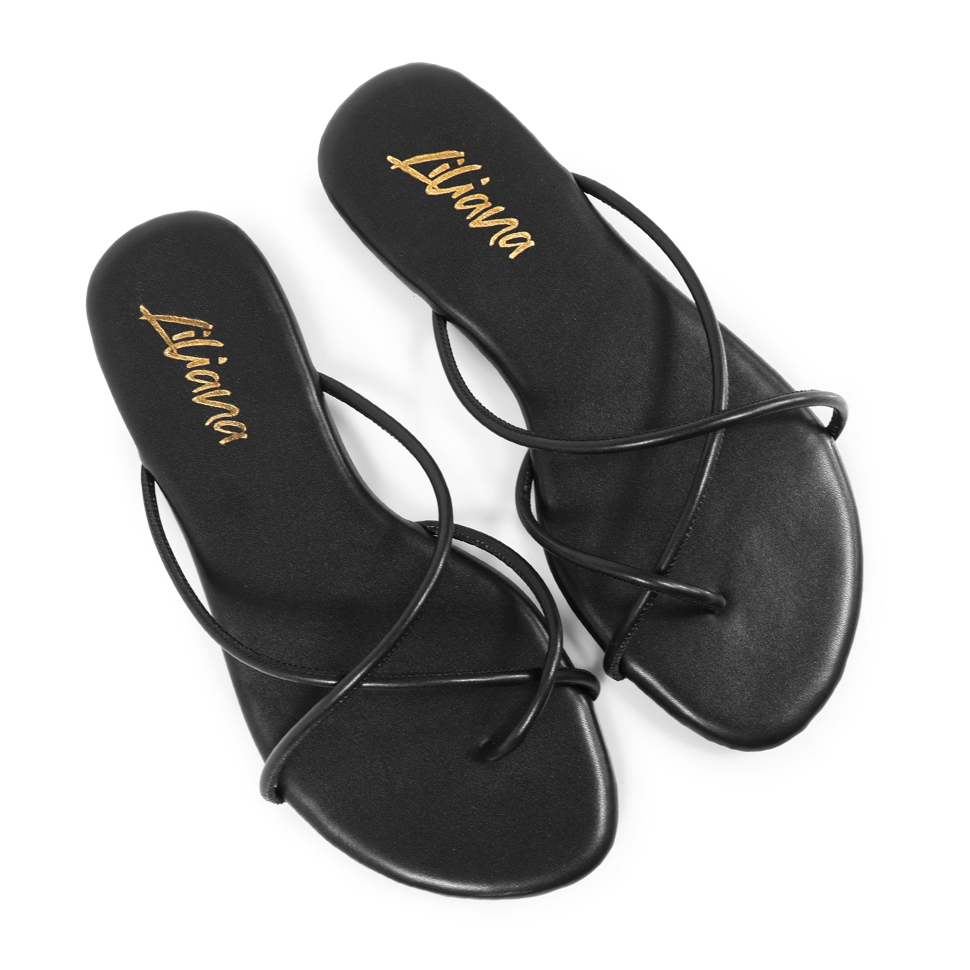 ERICA-1 STRAP SLIDE SANDAL BLACK