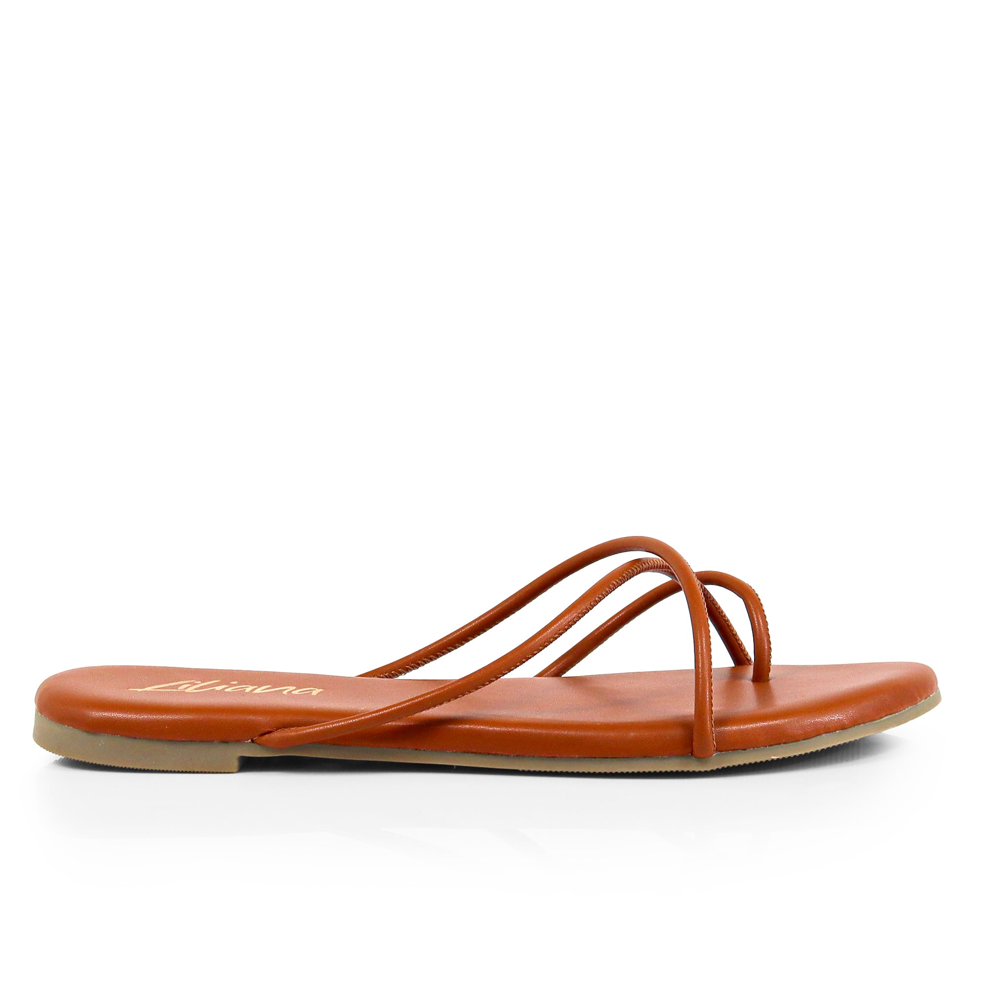 ERICA-1 STRAP SLIDE SANDAL TAN