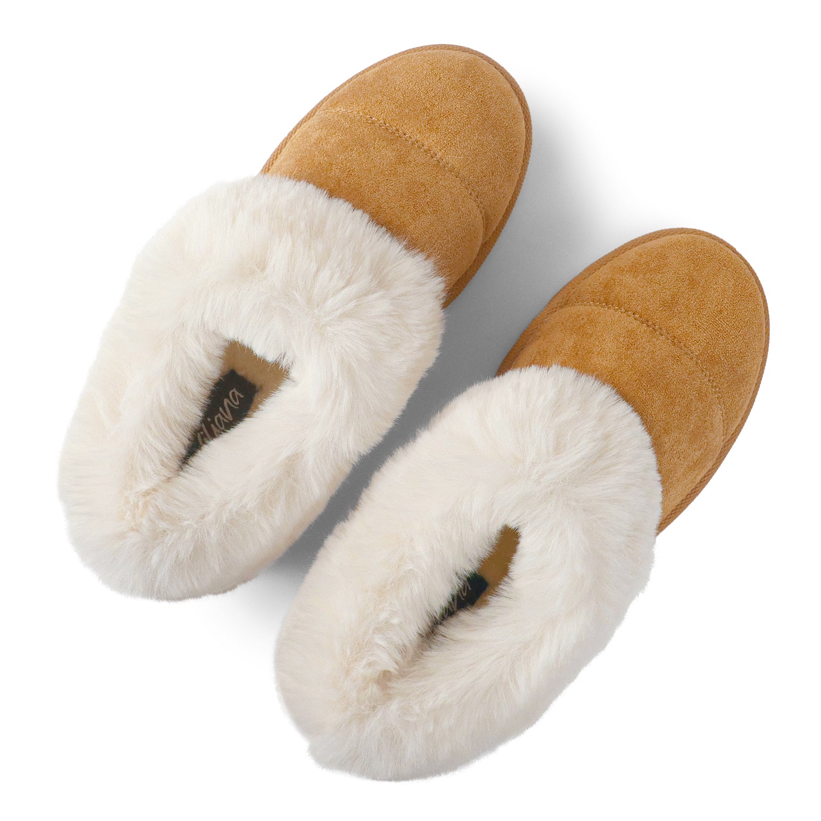 ERKLEY-1 FAUX FUR THICK PLATFORM BOOTIE CAMEL