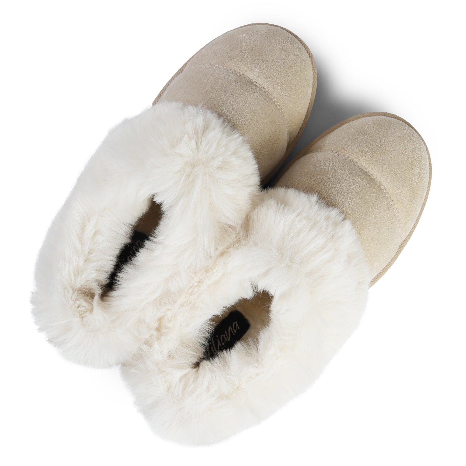 ERKLEY-1 FAUX FUR THICK PLATFORM BOOTIE CREAM