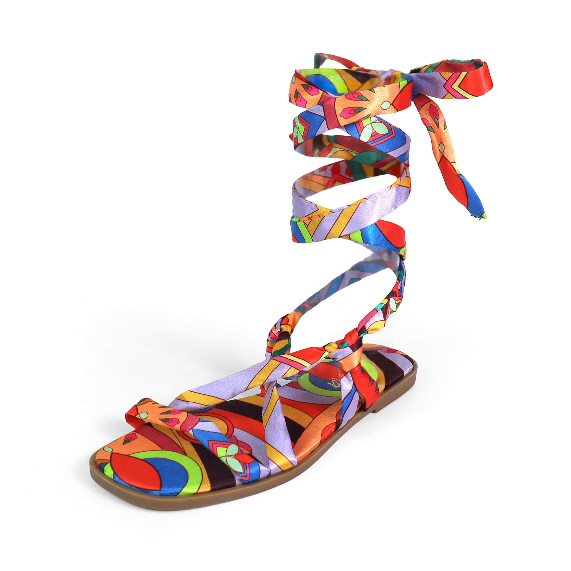 EVA-2 STRAPPY LACE UP SANDAL MULTIPLE