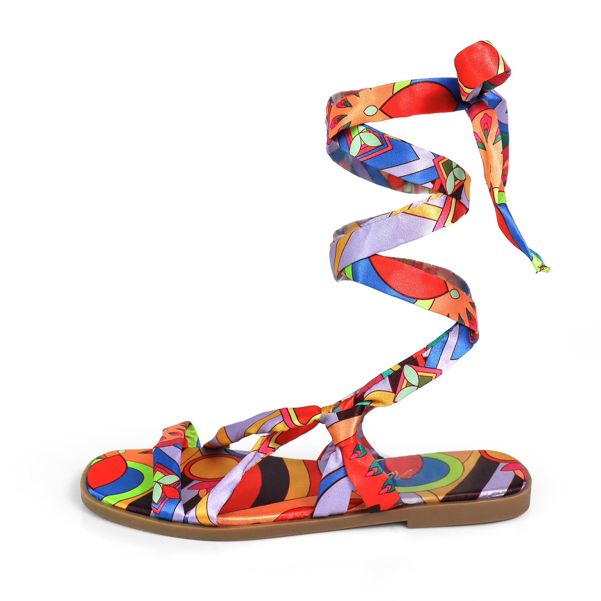 EVA-2 STRAPPY LACE UP SANDAL MULTIPLE