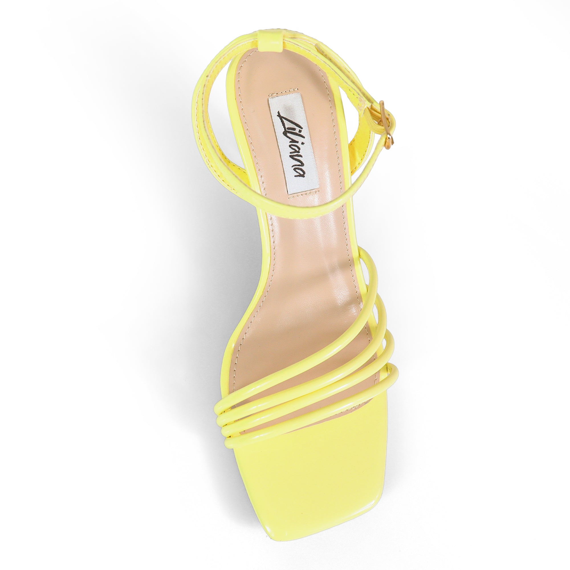 FRANKIE-9 OPEN SQUARE TOE ANCKLE STRAP SANDAL W KITTEN HEEL BUTTER