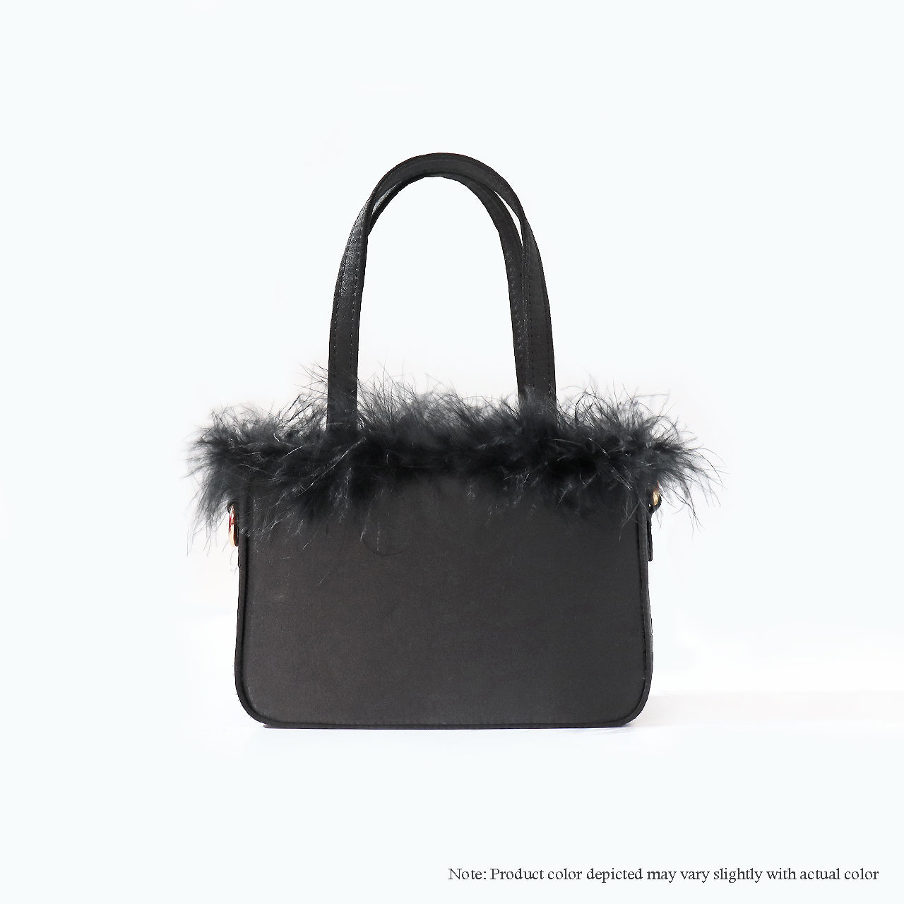 H-FAIRY OSTRICH FEATHER BAG W/ SHOULDER STRAP