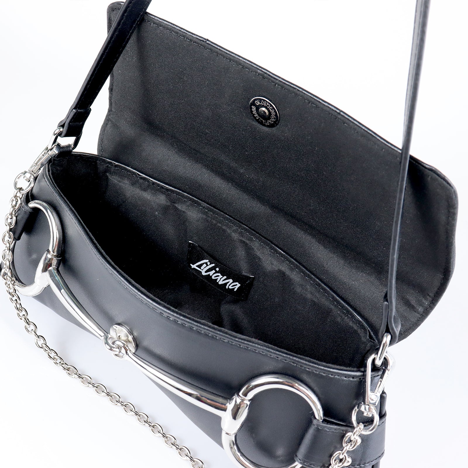 H-LOCK PADDED SHOULDER BAG - BLACK