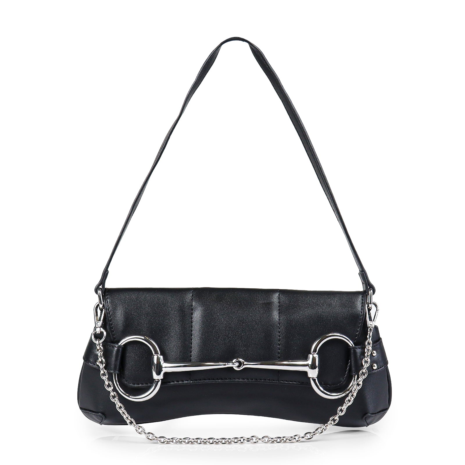 H-LOCK PADDED SHOULDER BAG - BLACK