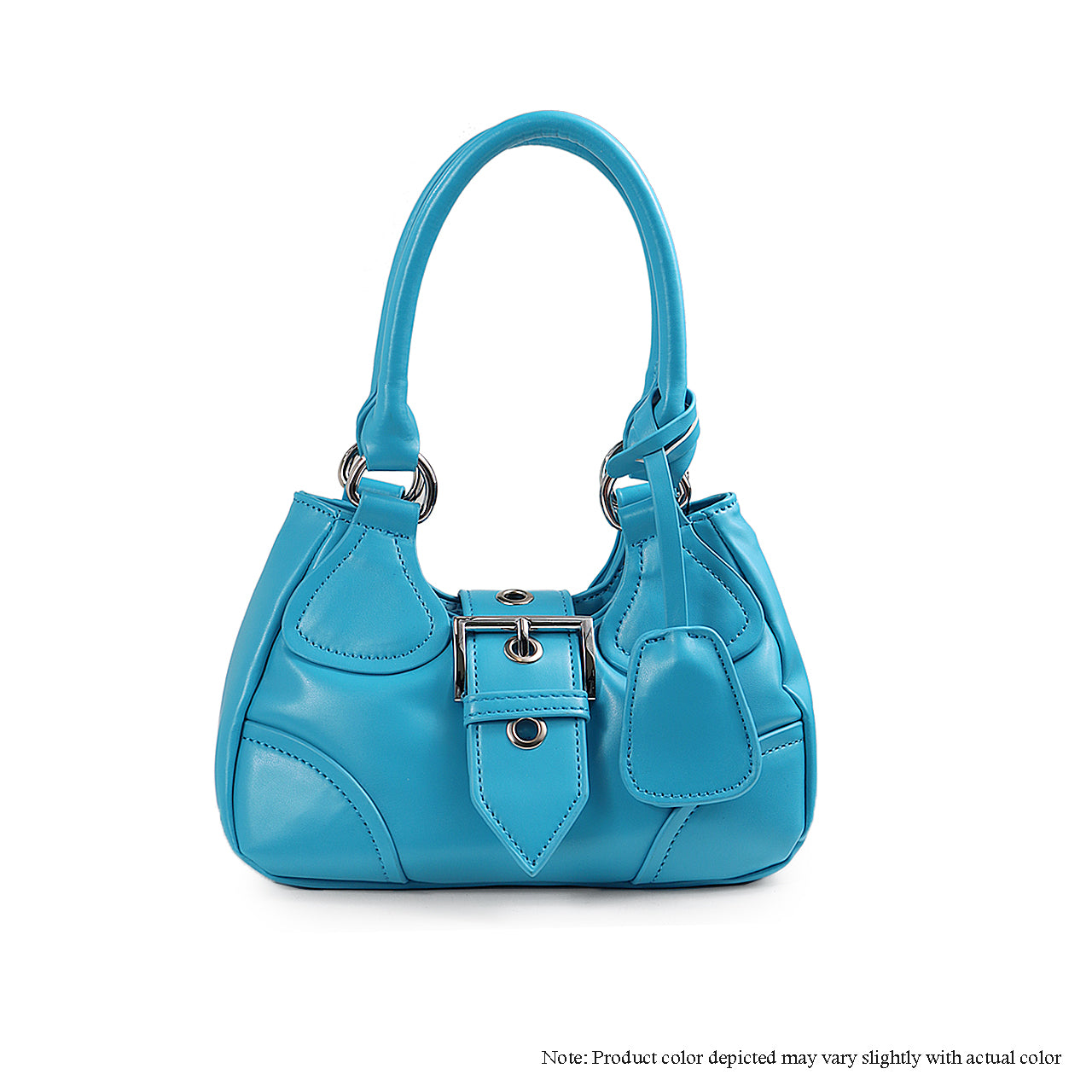 H-PRAGUE SMALL PRADA BAG W/ SHOULDER STRAP - BLUE