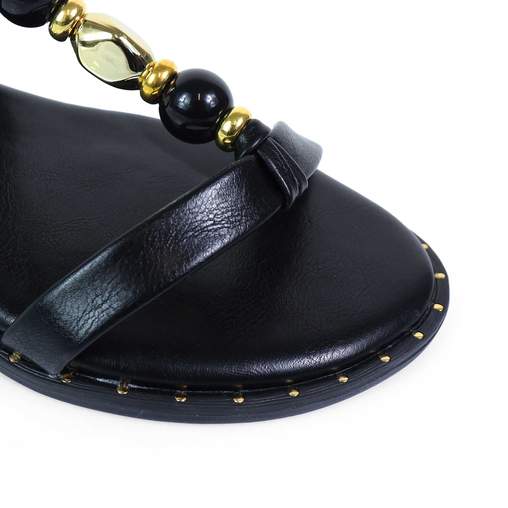 HARRODS-1 STONE COMFORT SLIDE BLACK