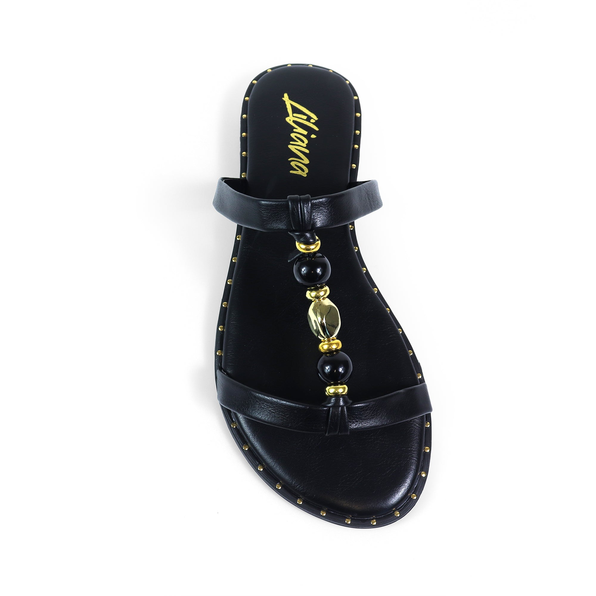 HARRODS-1 STONE COMFORT SLIDE BLACK