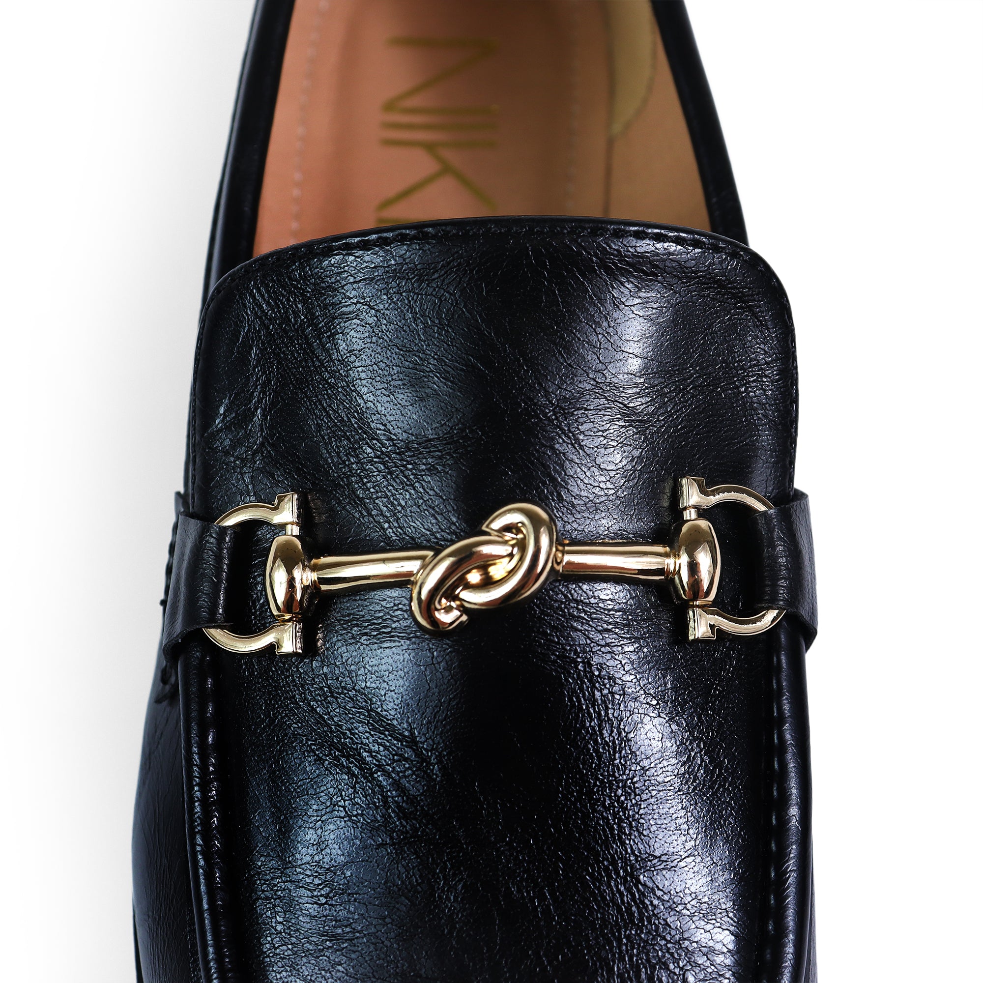 HILTON-2 KNOT BUCKLE LOAFER BLACK