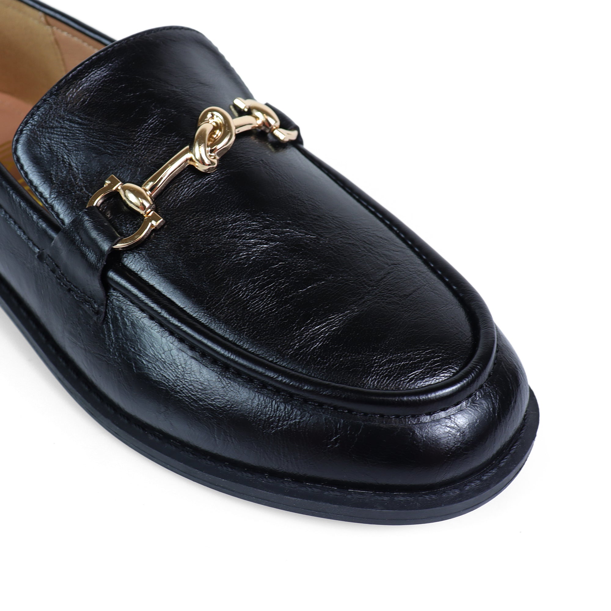 HILTON-2 KNOT BUCKLE LOAFER BLACK