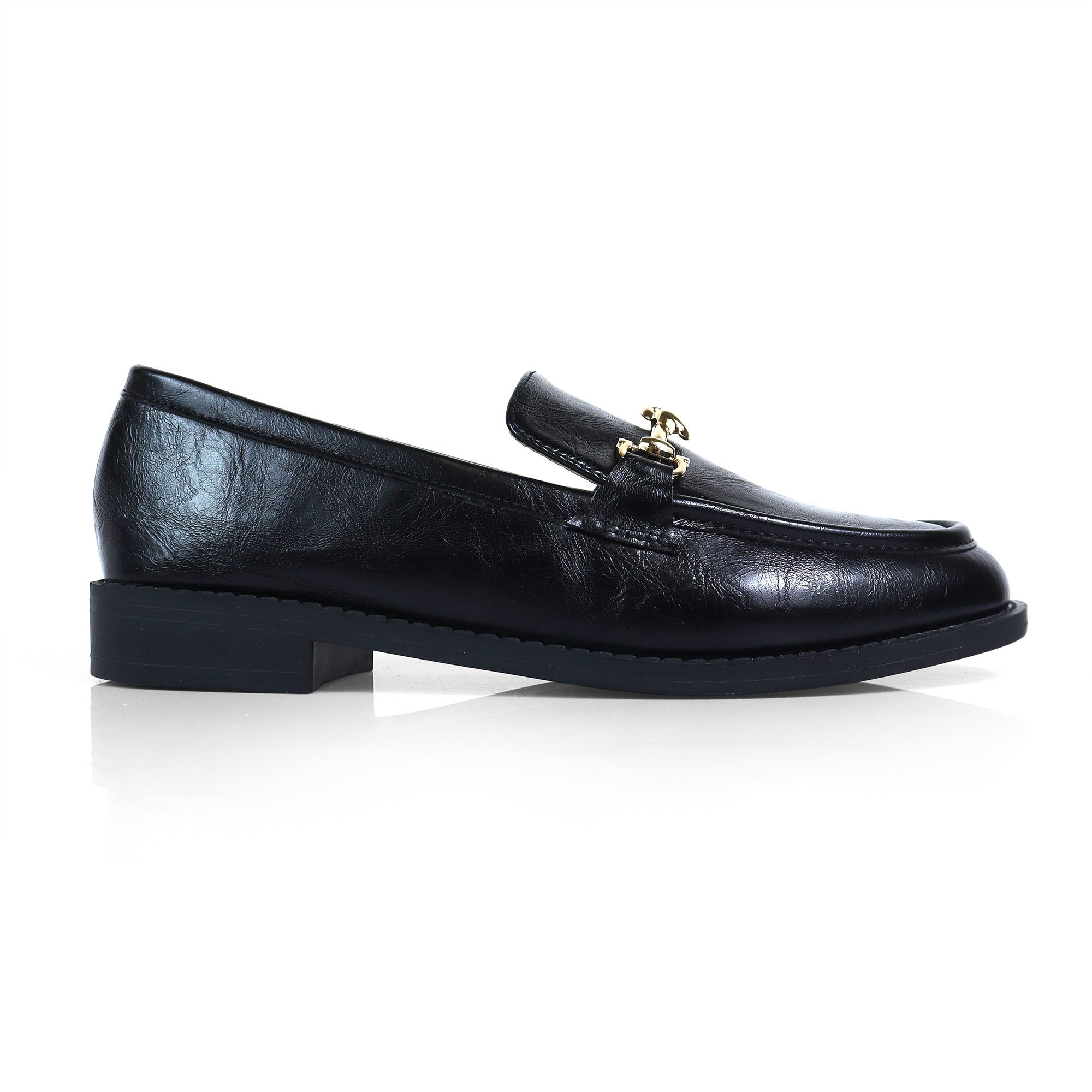 HILTON-2 KNOT BUCKLE LOAFER BLACK