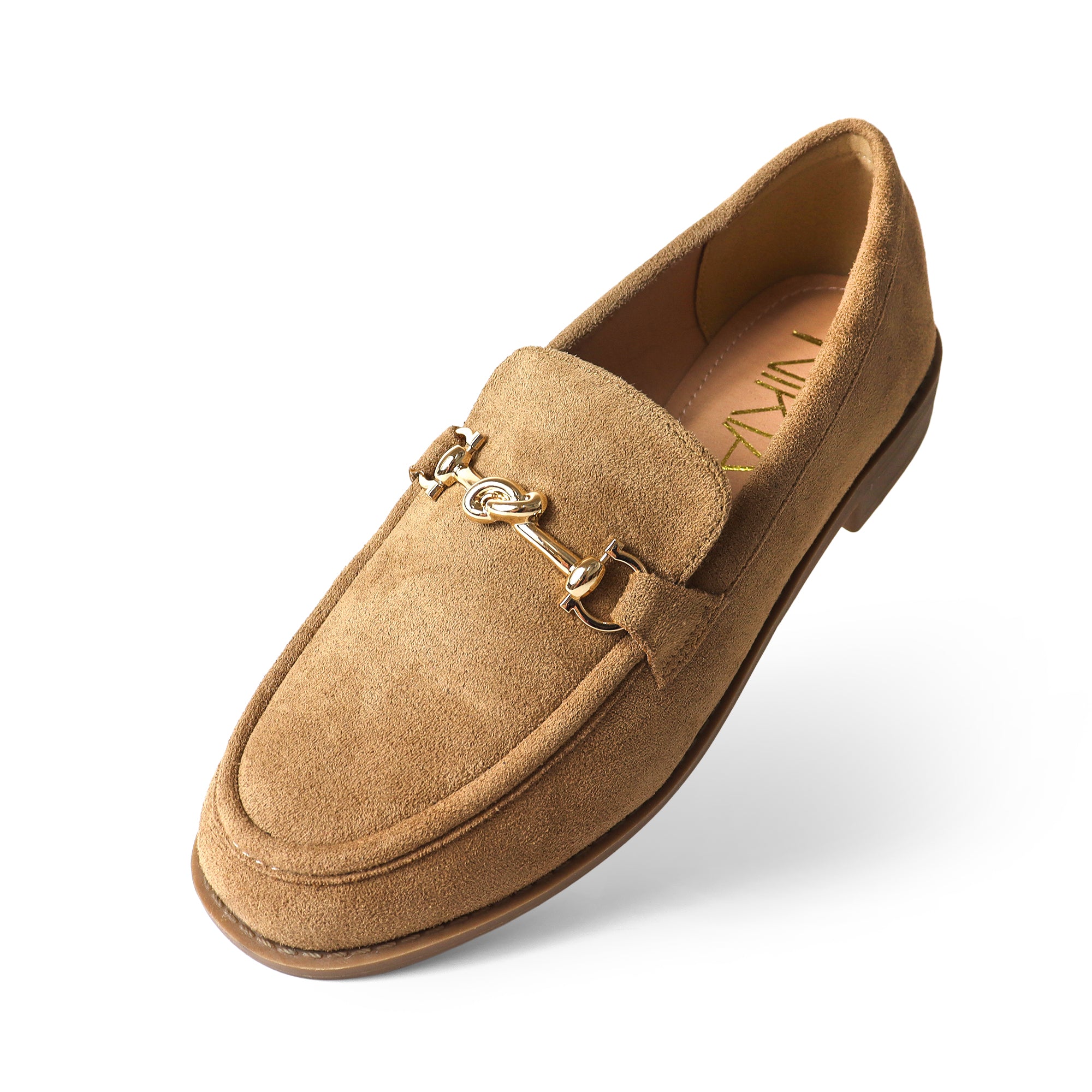HILTON-2 KNOT BUCKLE LOAFER LIGHT TAN SUEDE