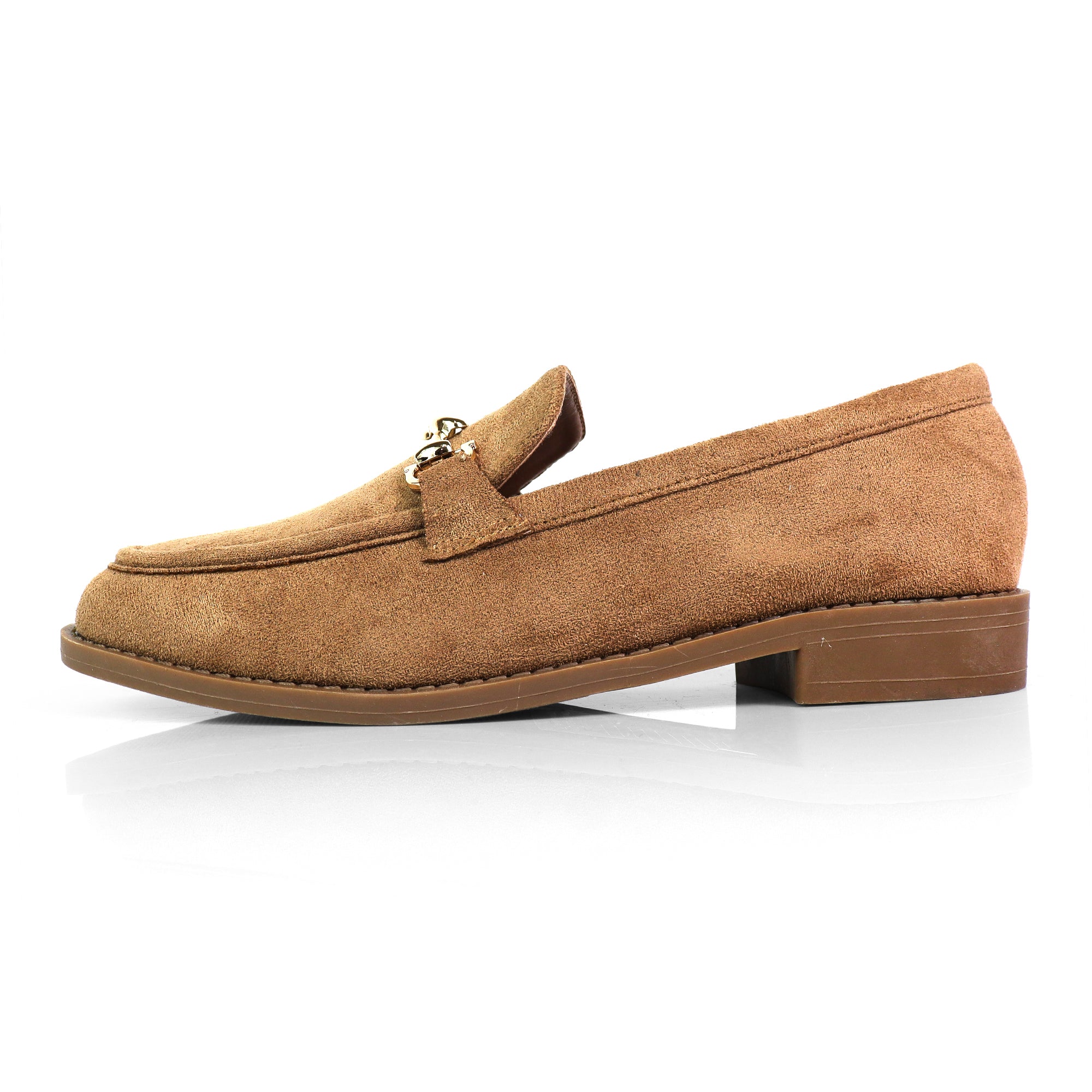 HILTON-2 KNOT BUCKLE LOAFER LIGHT TAN SUEDE