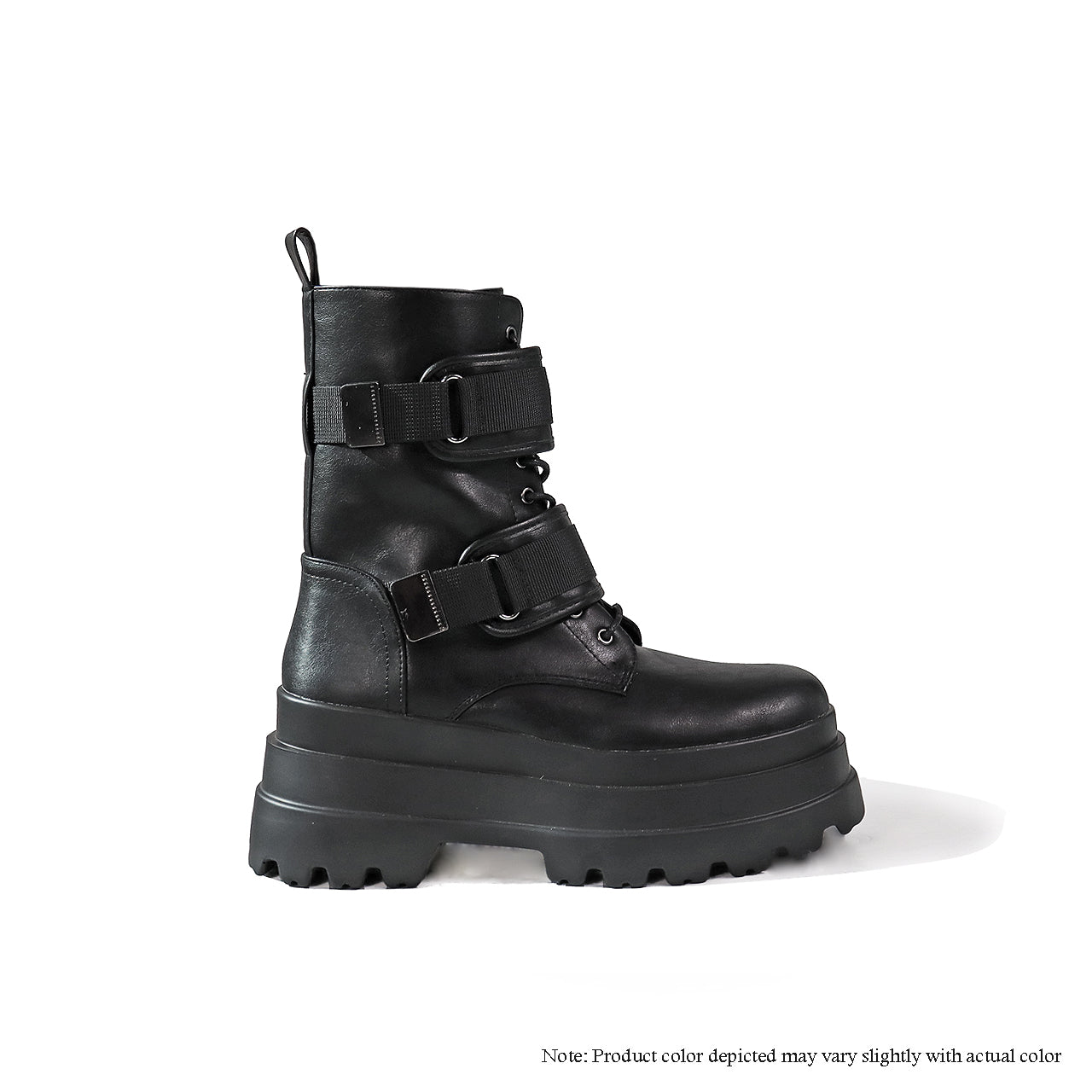 JADED-2 ANKLE HEIGHT RACER BOOTIE LUG SOLE W/LOCKER