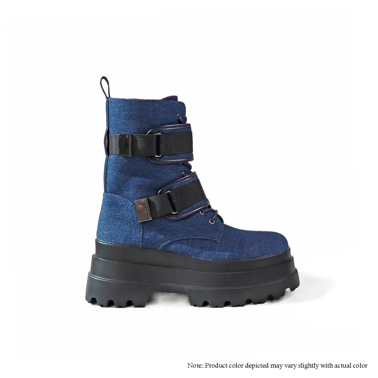 JADED-2 ANKLE HEIGHT RACER BOOTIE LUG SOLE W/LOCKER