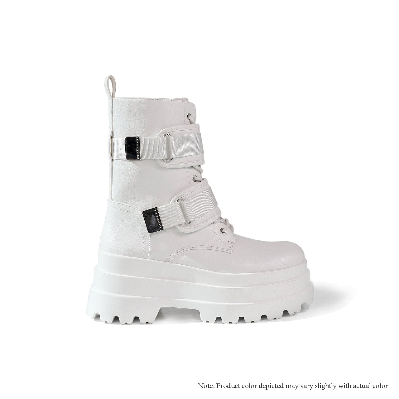 JADED-2 ANKLE HEIGHT RACER BOOTIE LUG SOLE W/LOCKER