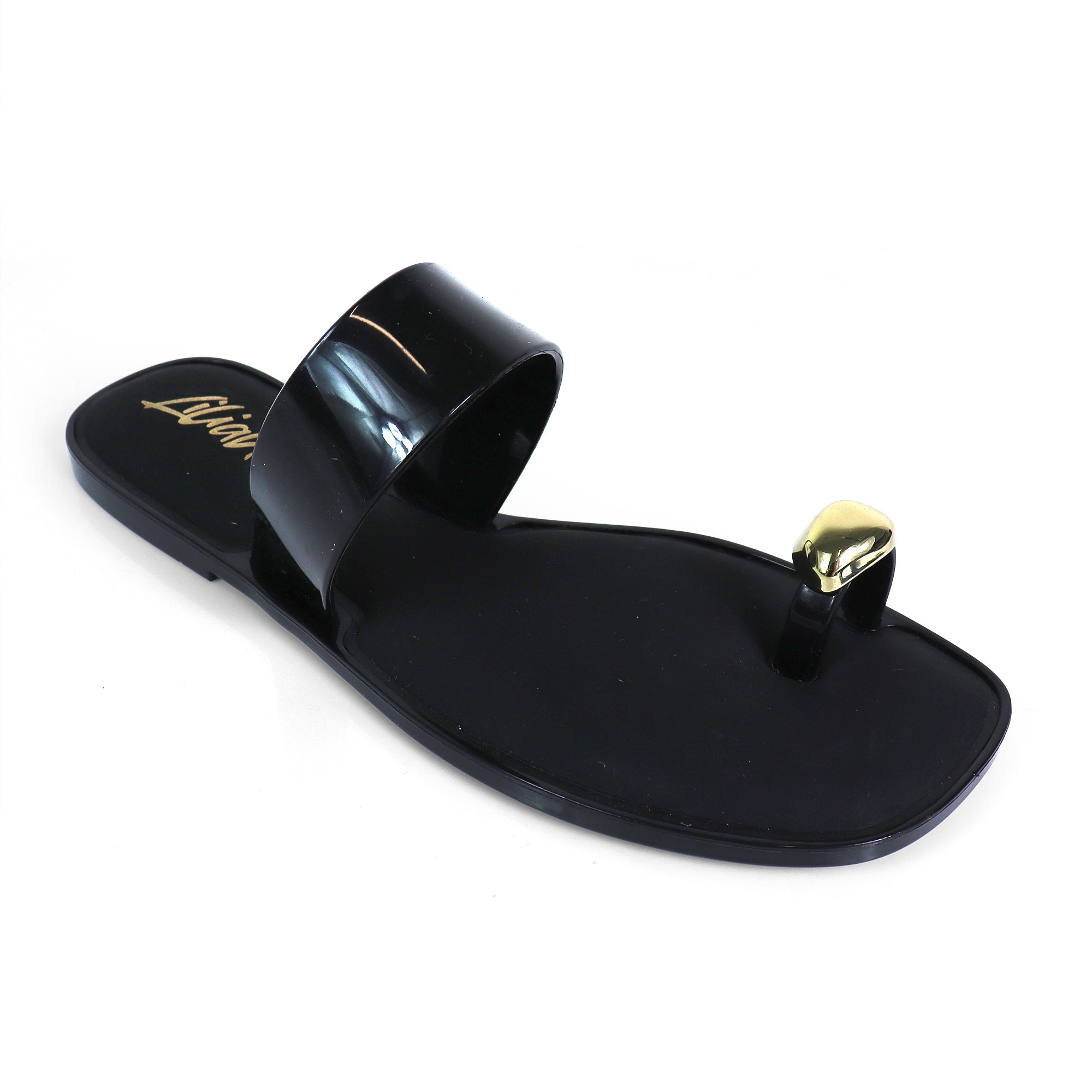 JELLI-114 TOE RING JELLY BLACK