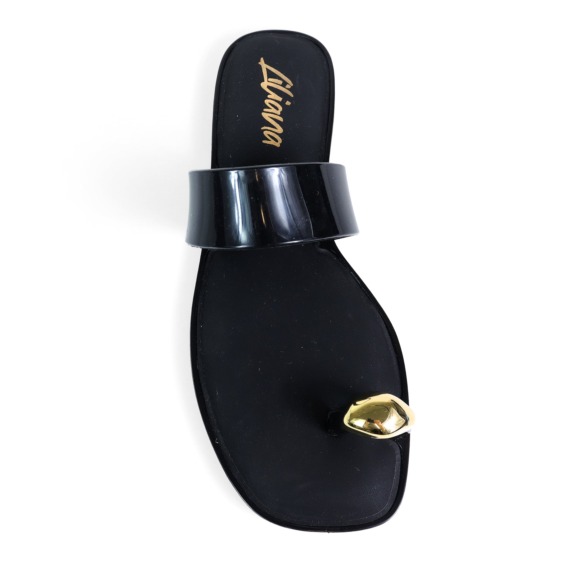 JELLI-114 TOE RING JELLY BLACK