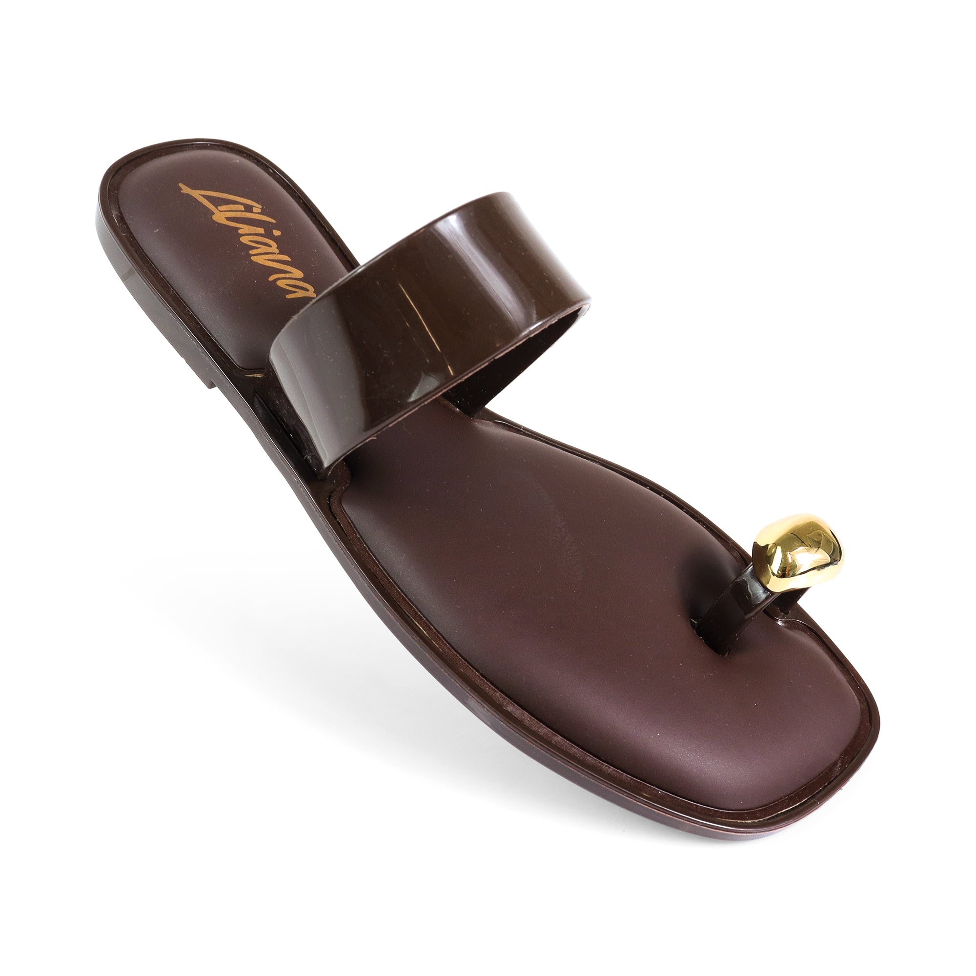 JELLI-114 TOE RING JELLY CHOCOLATE