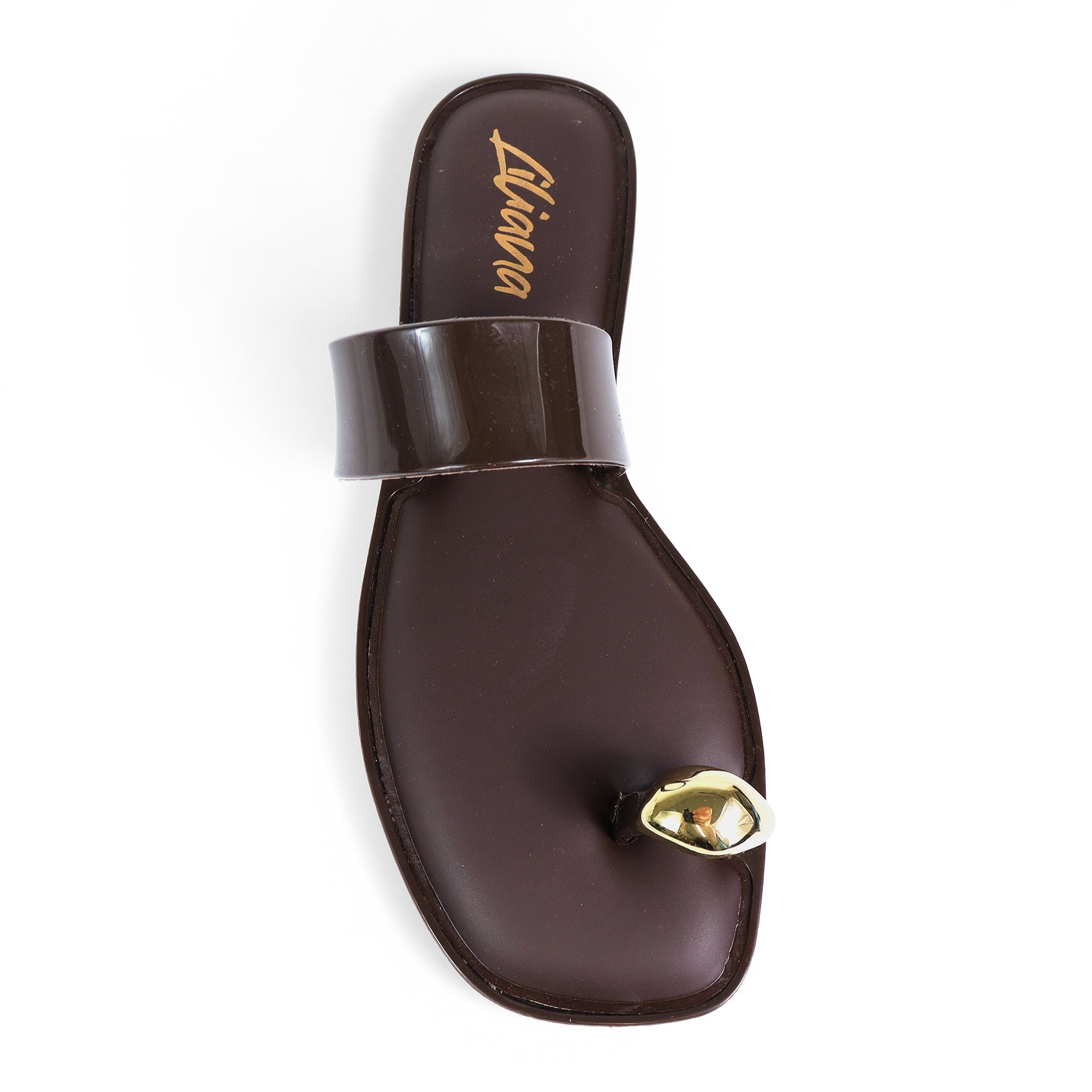 JELLI-114 TOE RING JELLY CHOCOLATE