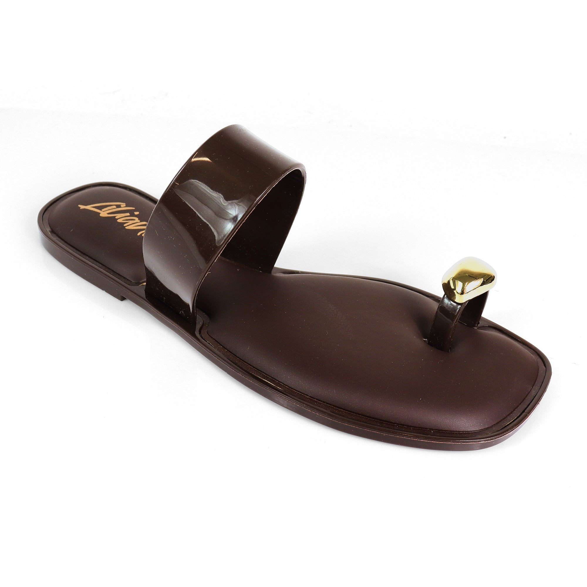 JELLI-114 TOE RING JELLY CHOCOLATE