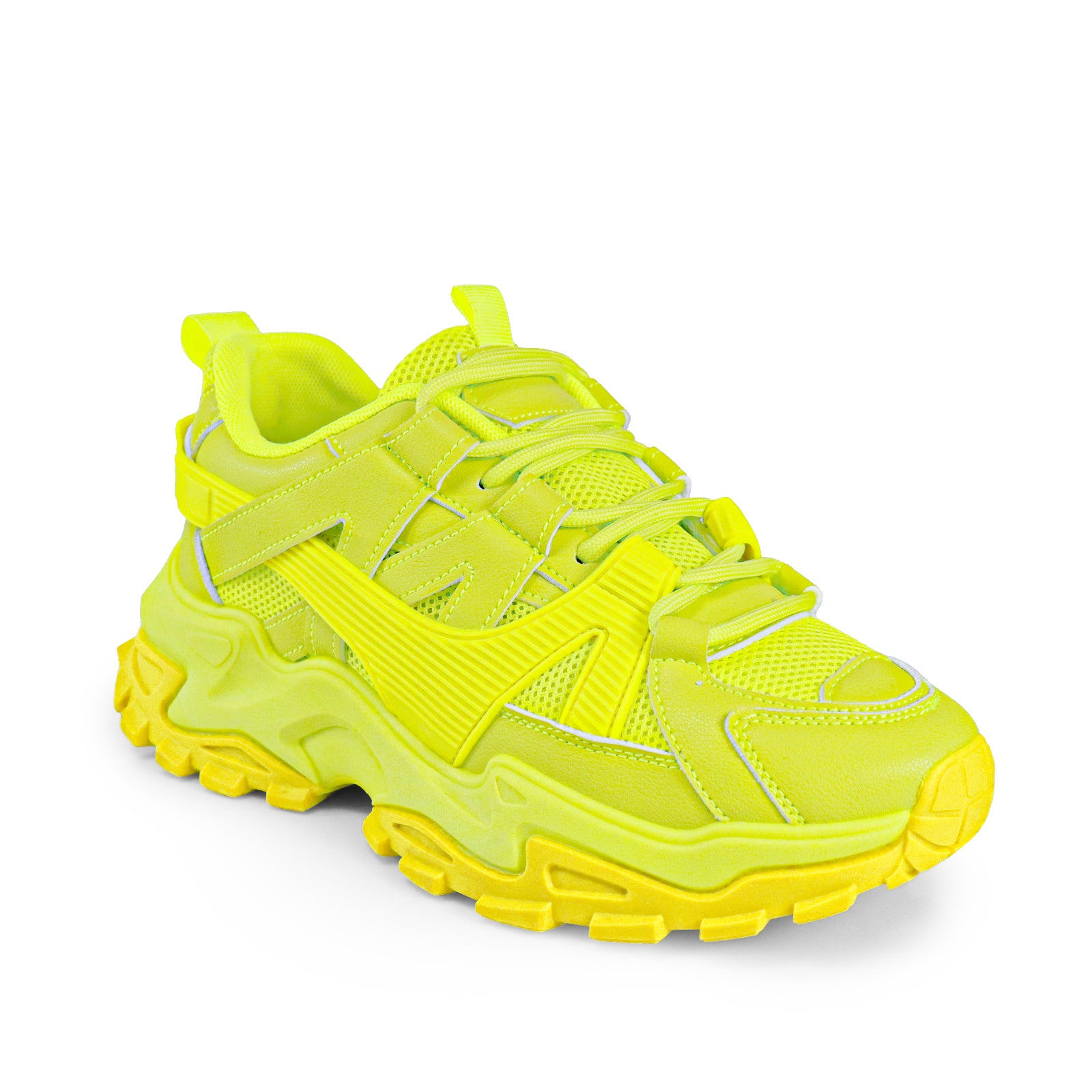 KEYS-1 SPORTY RETRO SNEAKER LIME