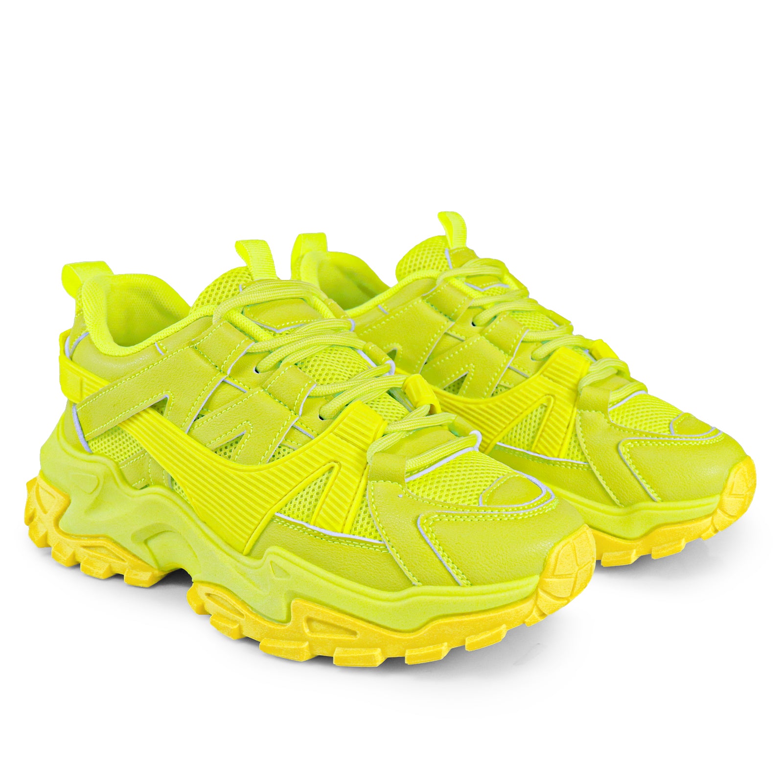 KEYS-1 SPORTY RETRO SNEAKER LIME