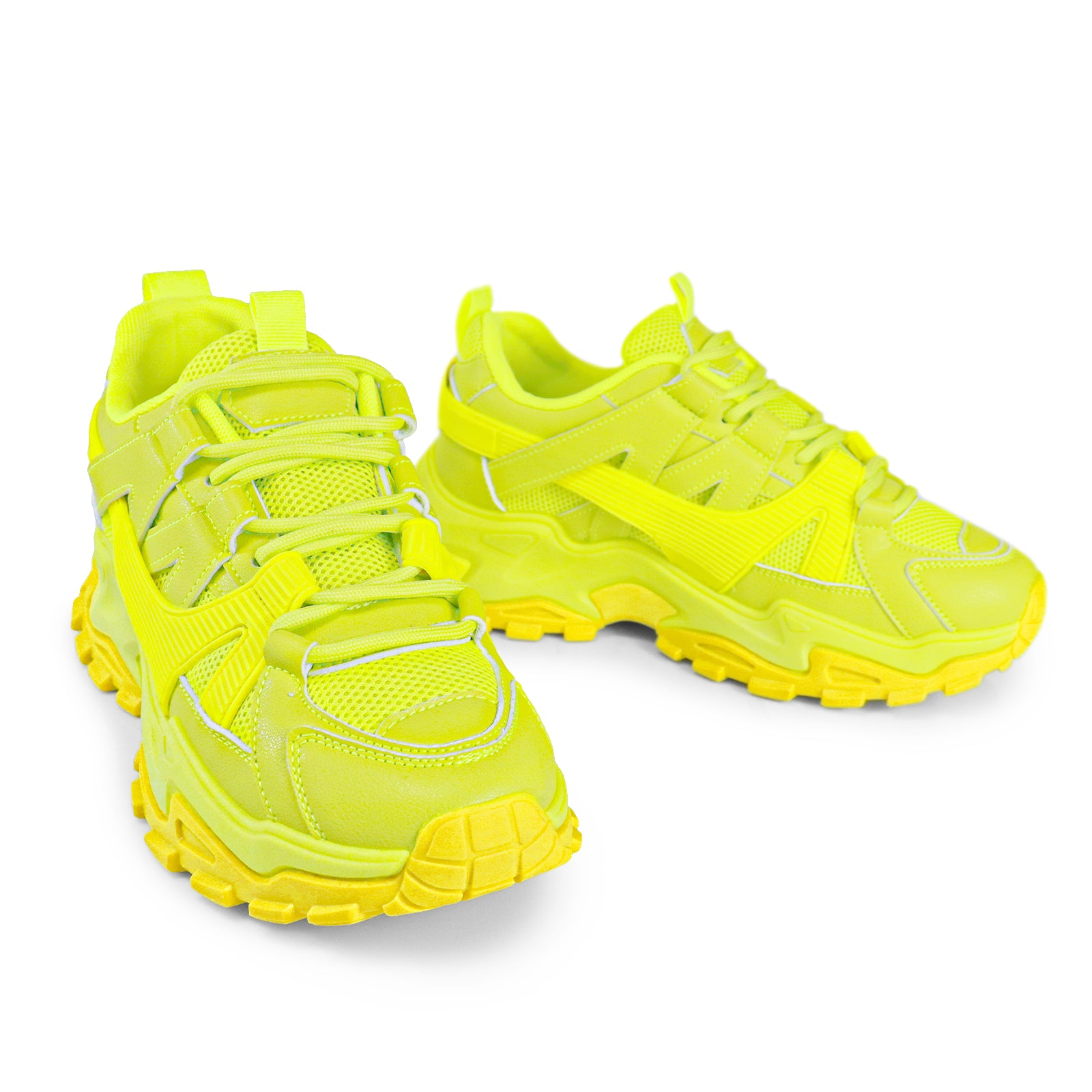 KEYS-1 SPORTY RETRO SNEAKER LIME