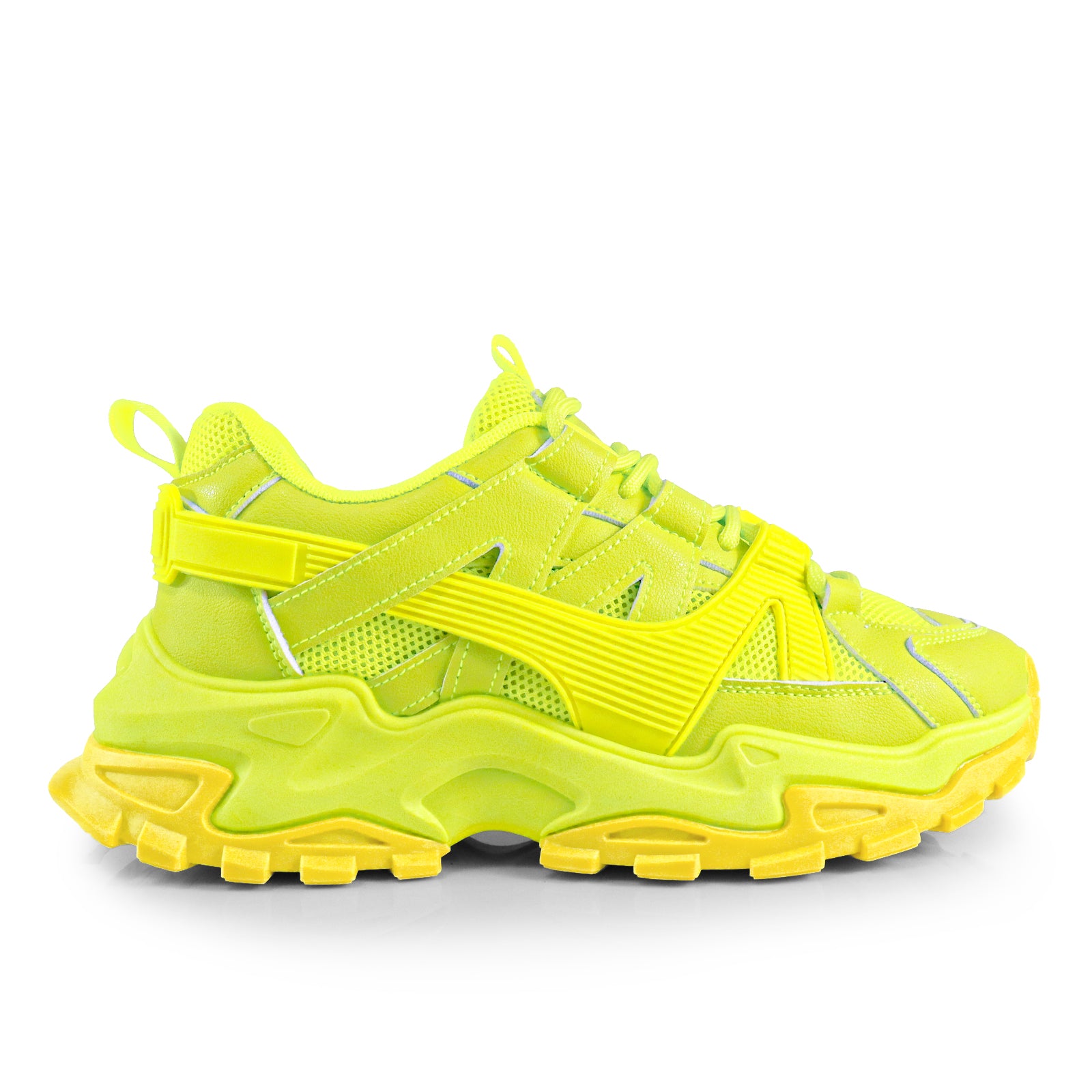 KEYS-1 SPORTY RETRO SNEAKER LIME