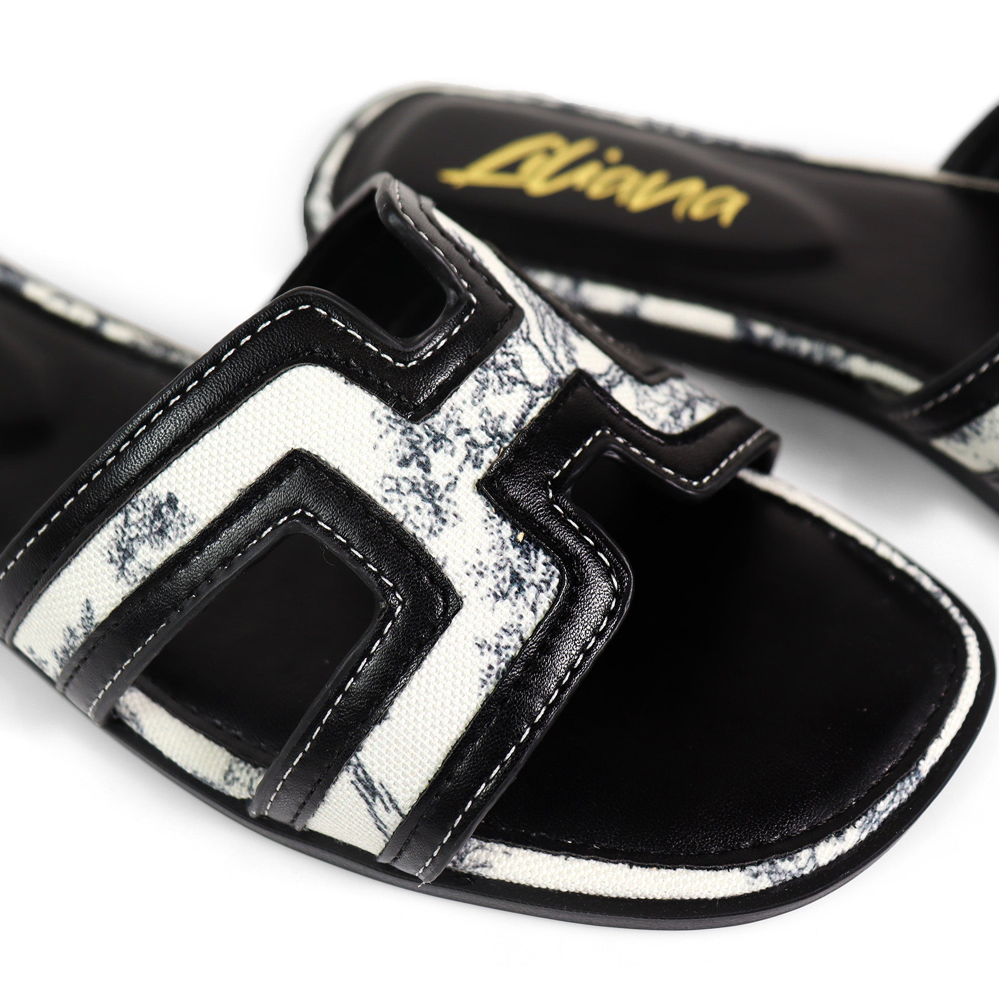 KIARA-1 TOILE PRINT SILDE BLACK