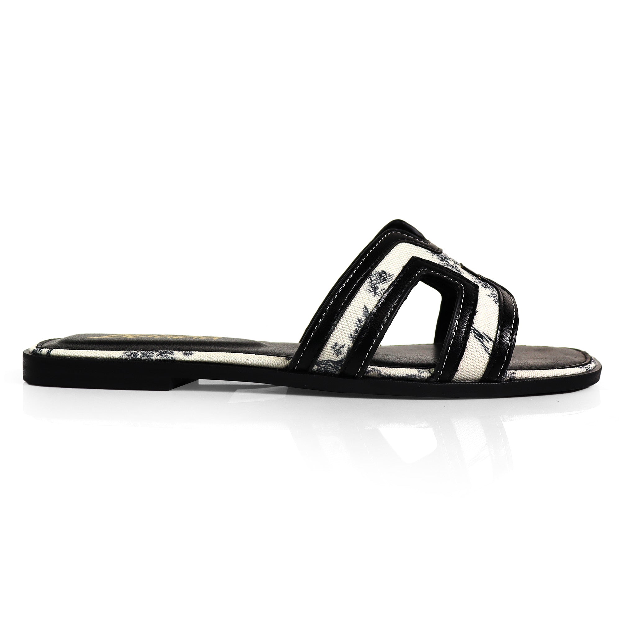 KIARA-1 TOILE PRINT SILDE BLACK