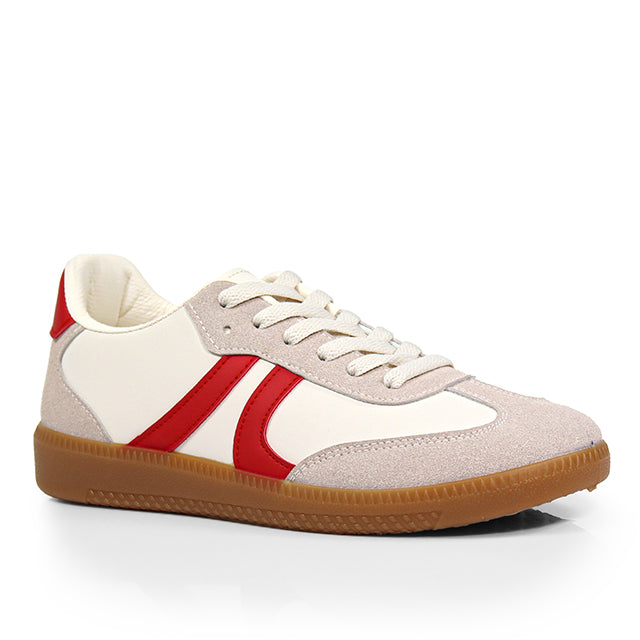 KODY-2 GUM SOLE SNEAKER WHITE/RED