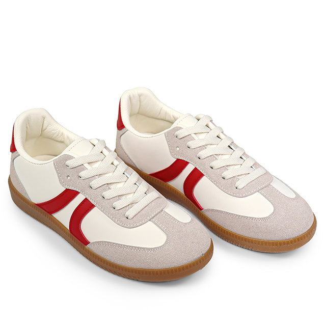 KODY-2 GUM SOLE SNEAKER WHITE/RED