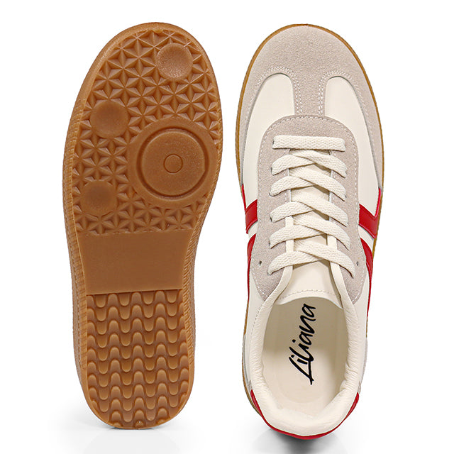 KODY-2 GUM SOLE SNEAKER WHITE/RED
