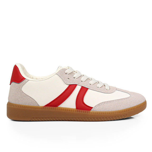 KODY-2 GUM SOLE SNEAKER WHITE/RED